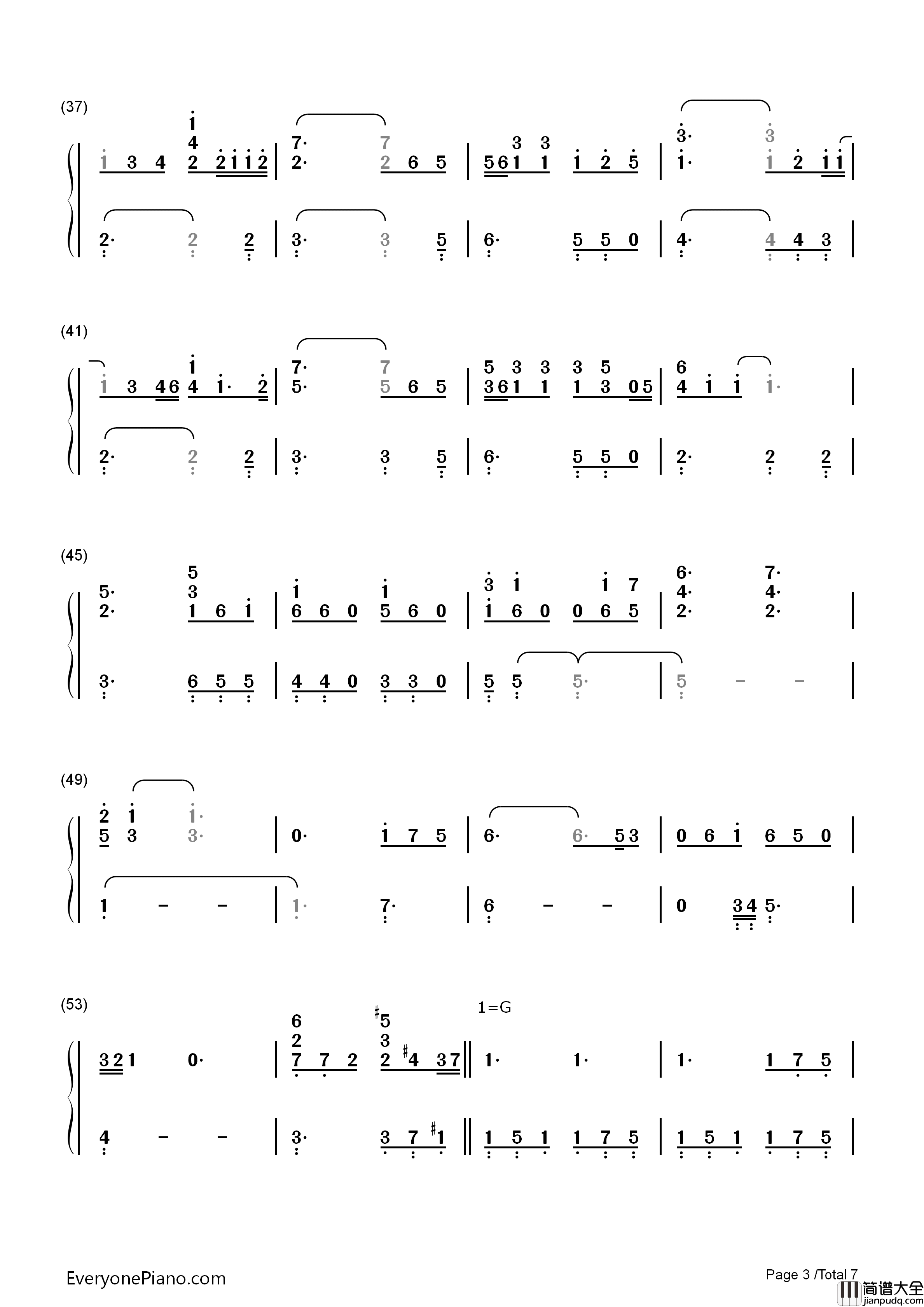 I_Have_Nothing钢琴简谱_Whitney_Houston演唱