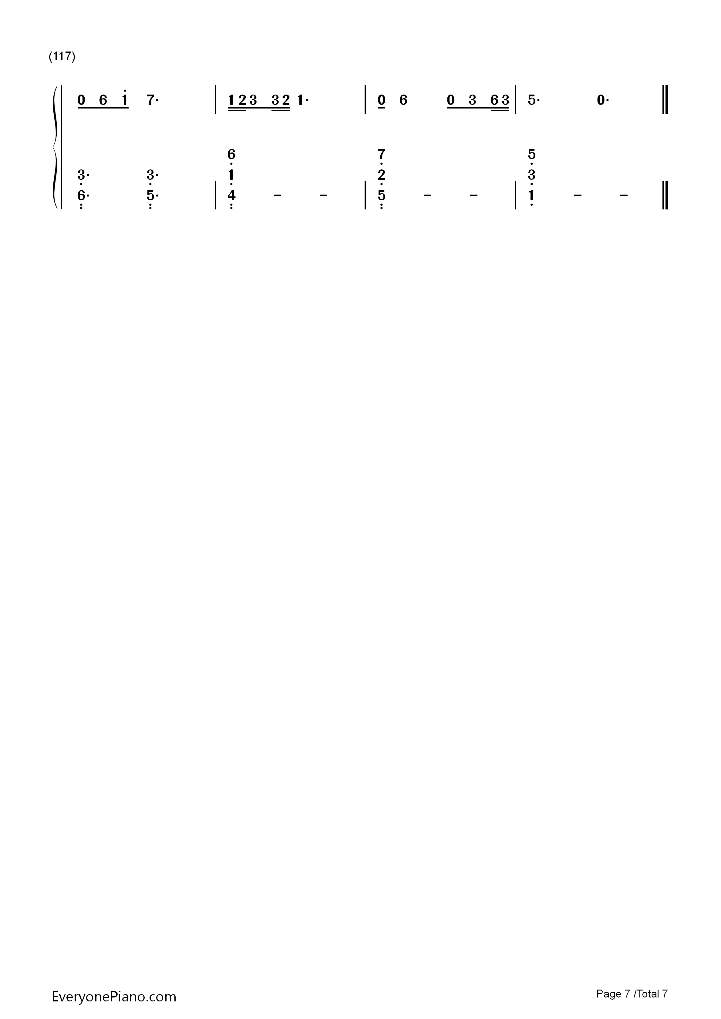 I_Have_Nothing钢琴简谱_Whitney_Houston演唱