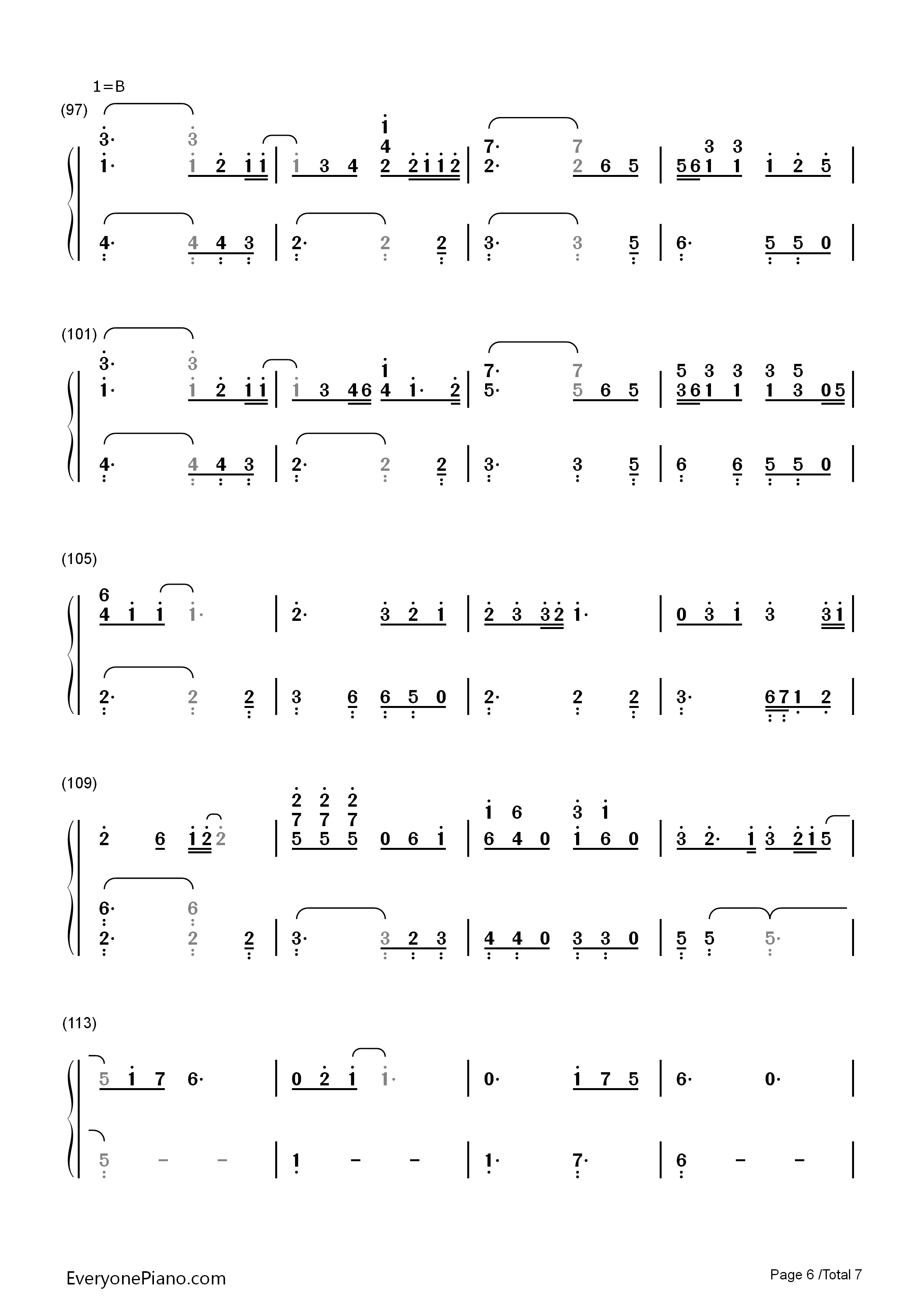 I_Have_Nothing钢琴简谱_Whitney_Houston演唱