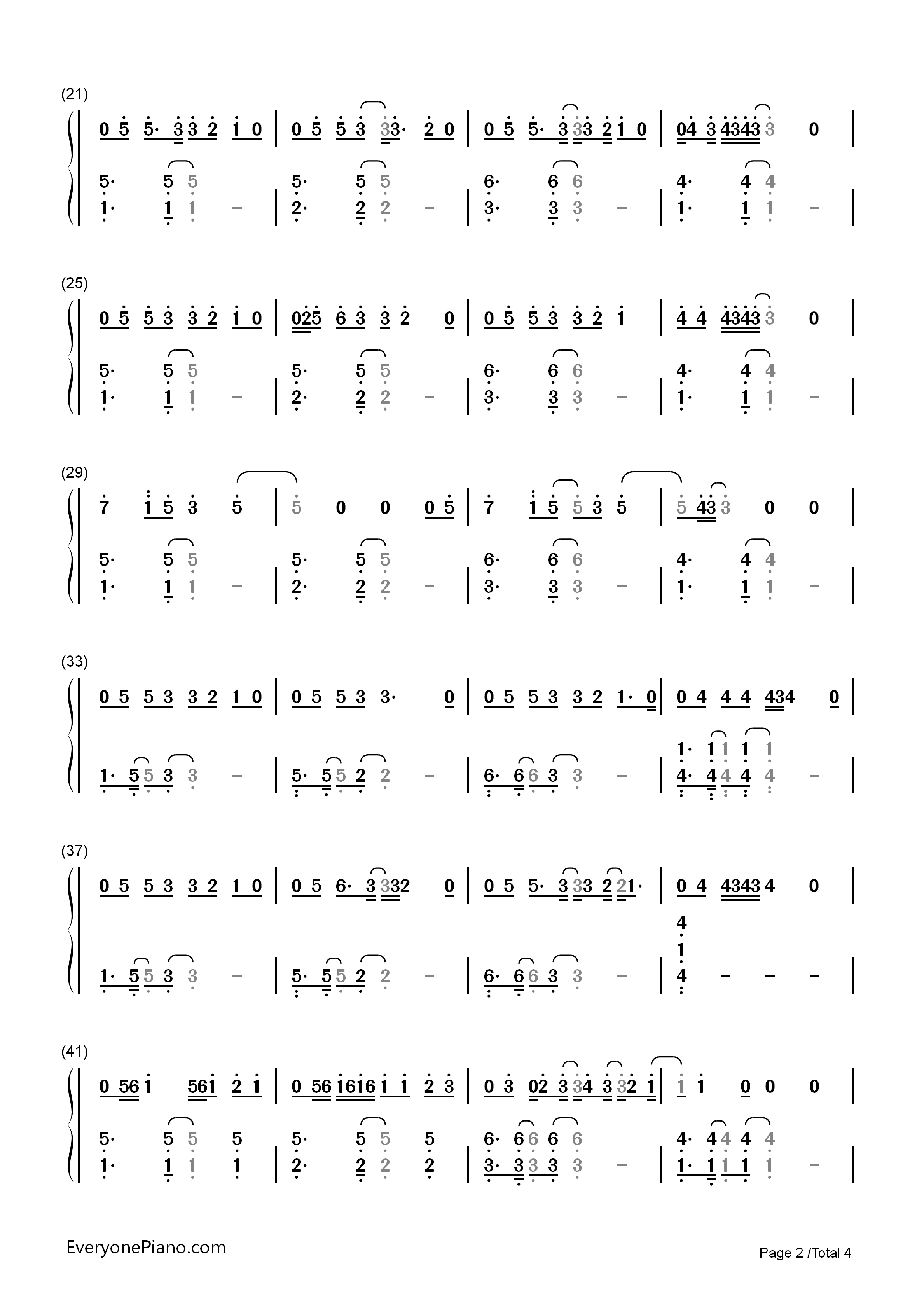 Say_You_Won't_Let_Go钢琴简谱_James_Arthur演唱