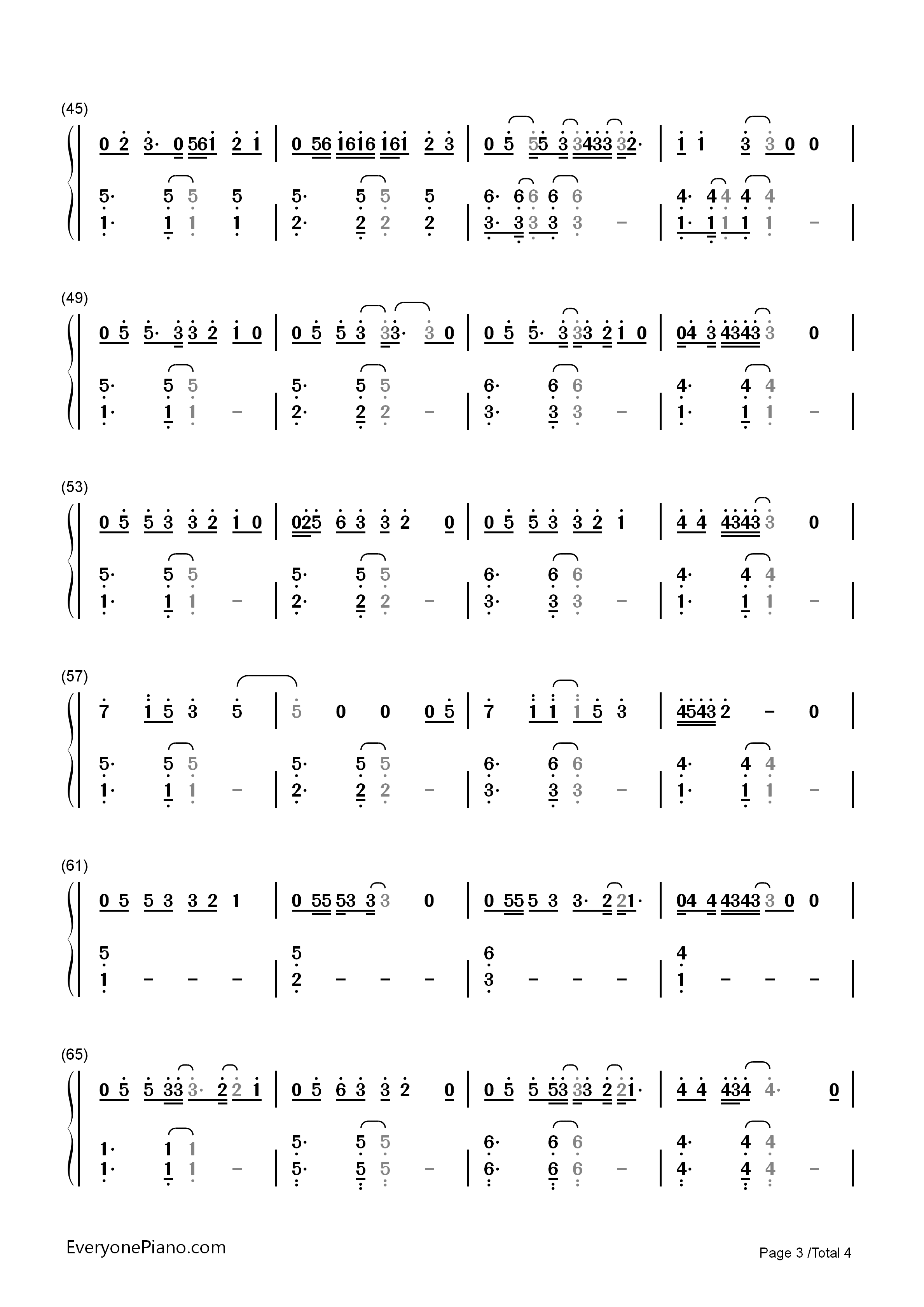 Say_You_Won't_Let_Go钢琴简谱_James_Arthur演唱