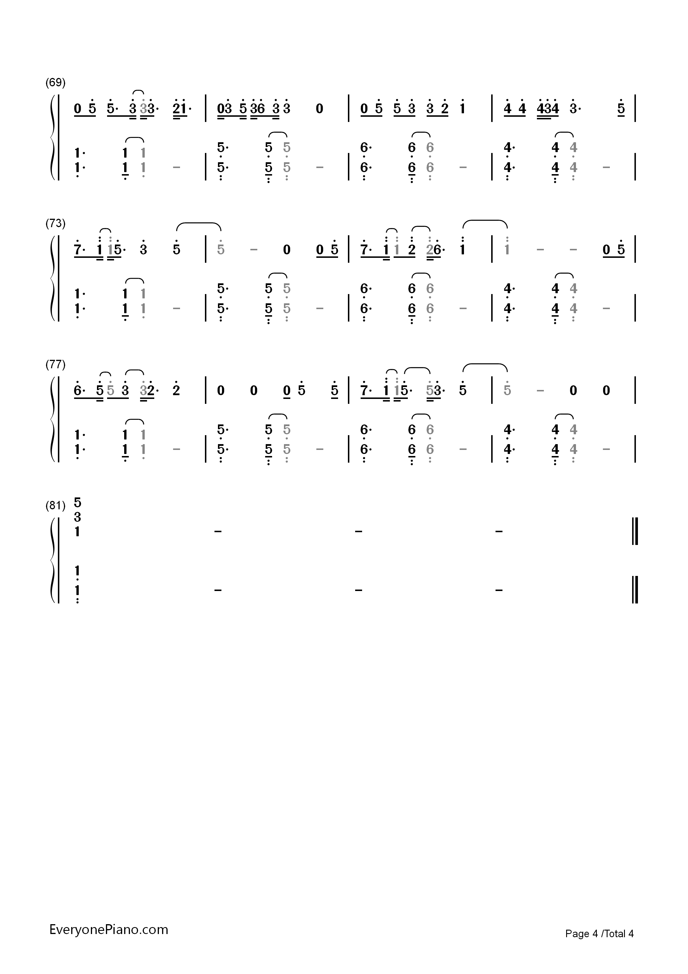 Say_You_Won't_Let_Go钢琴简谱_James_Arthur演唱