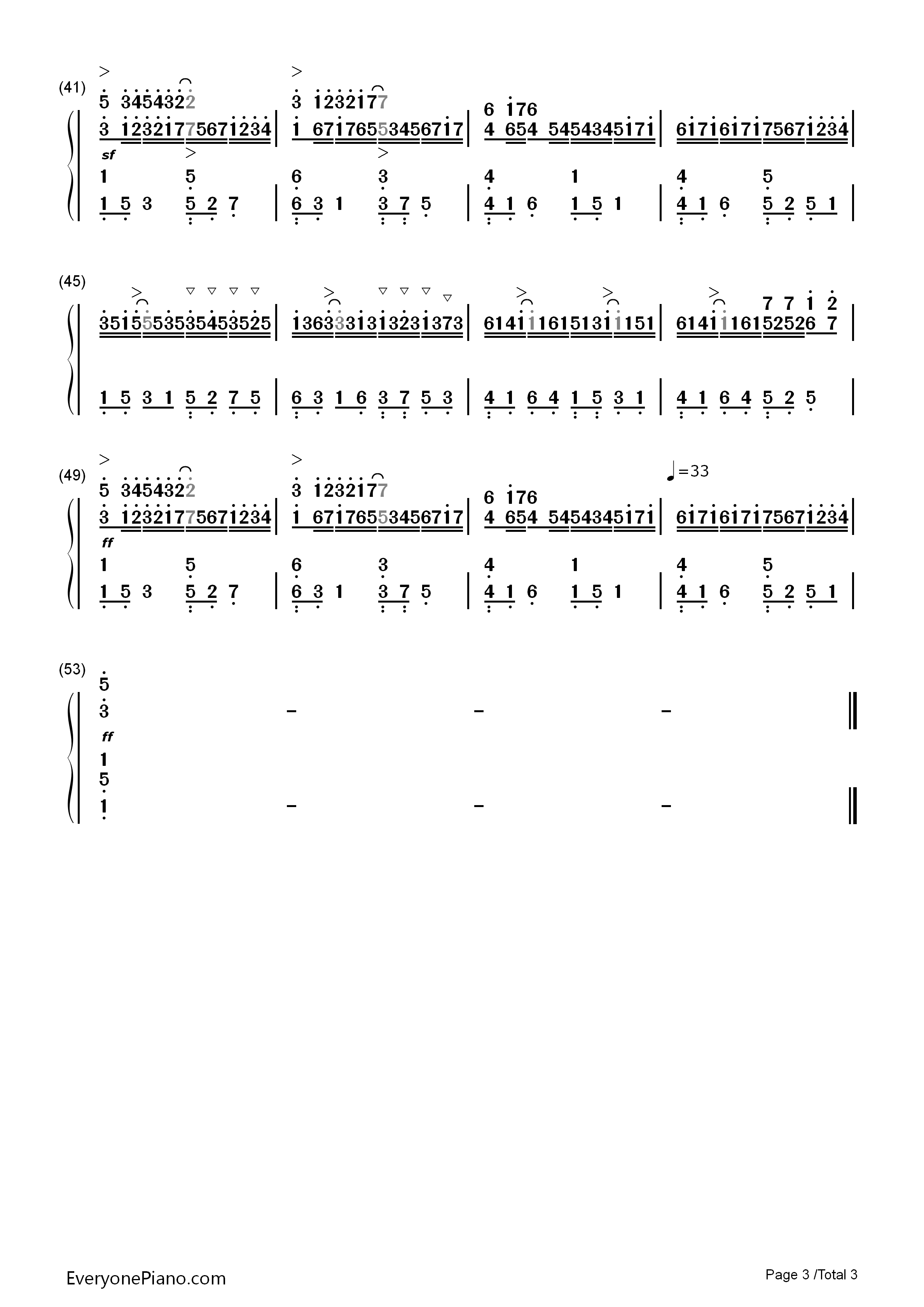 卡农弹奏版钢琴简谱_乔治•温斯顿演唱