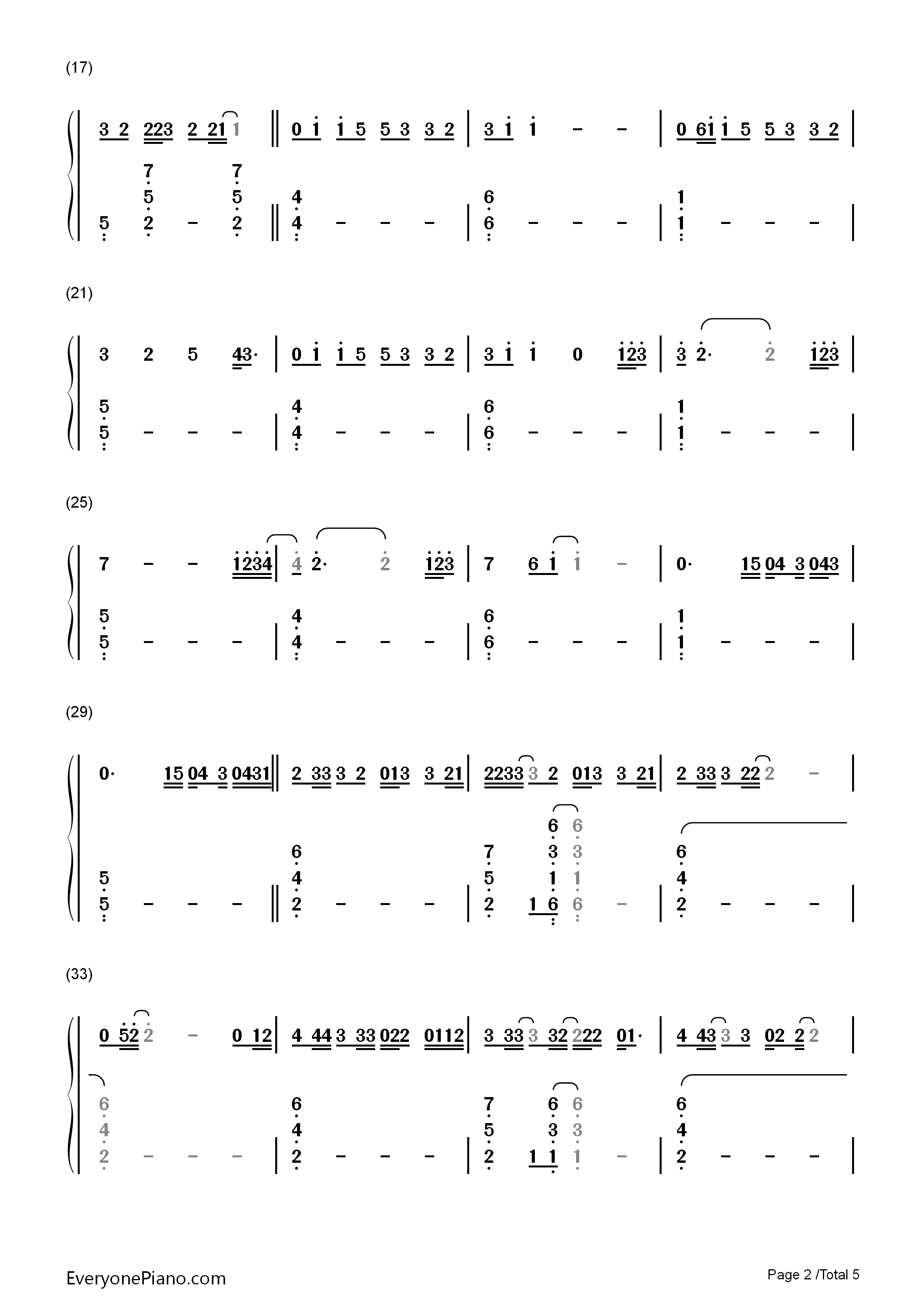 EASE钢琴简谱_Troye_Sivan演唱