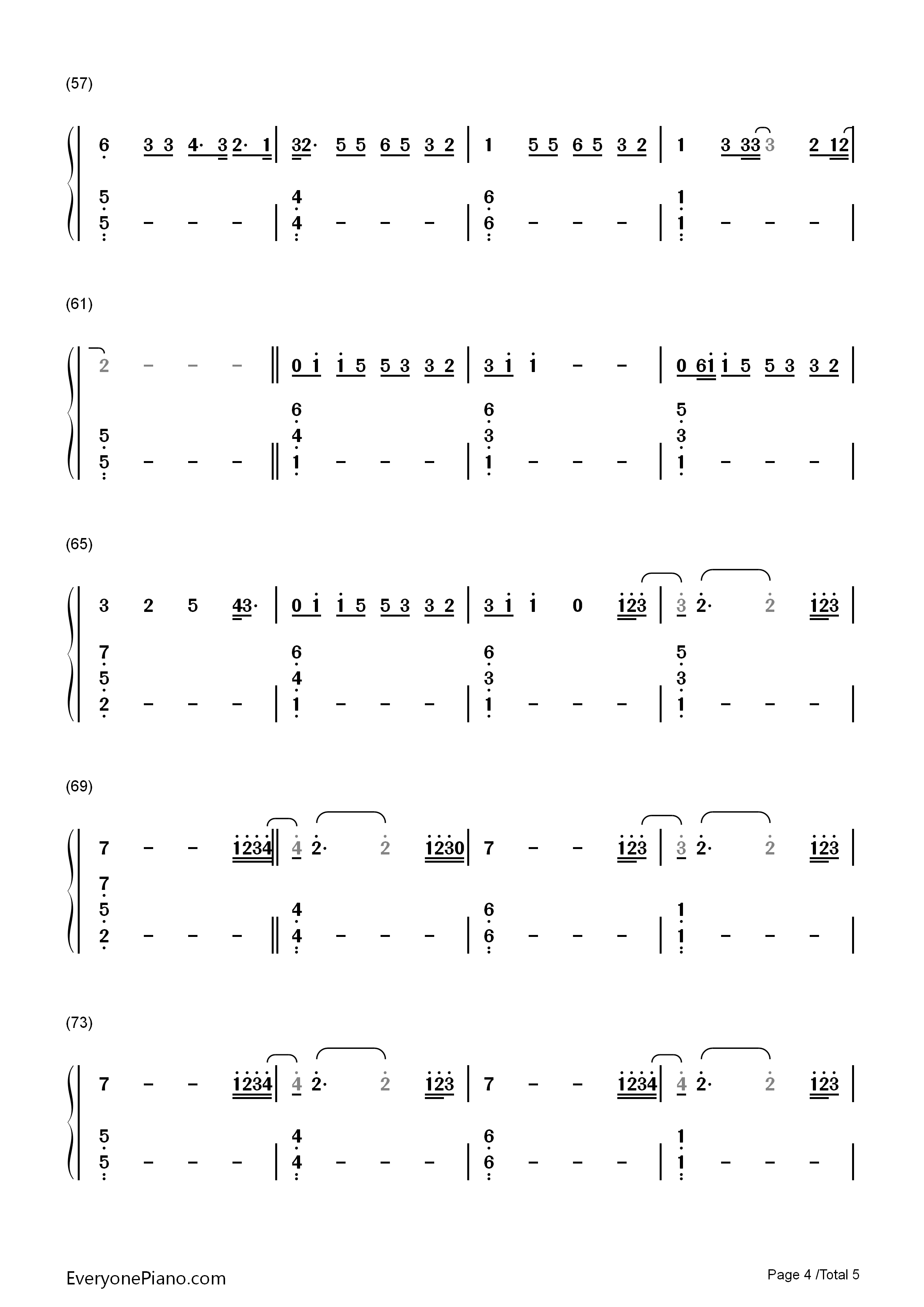 EASE钢琴简谱_Troye_Sivan演唱