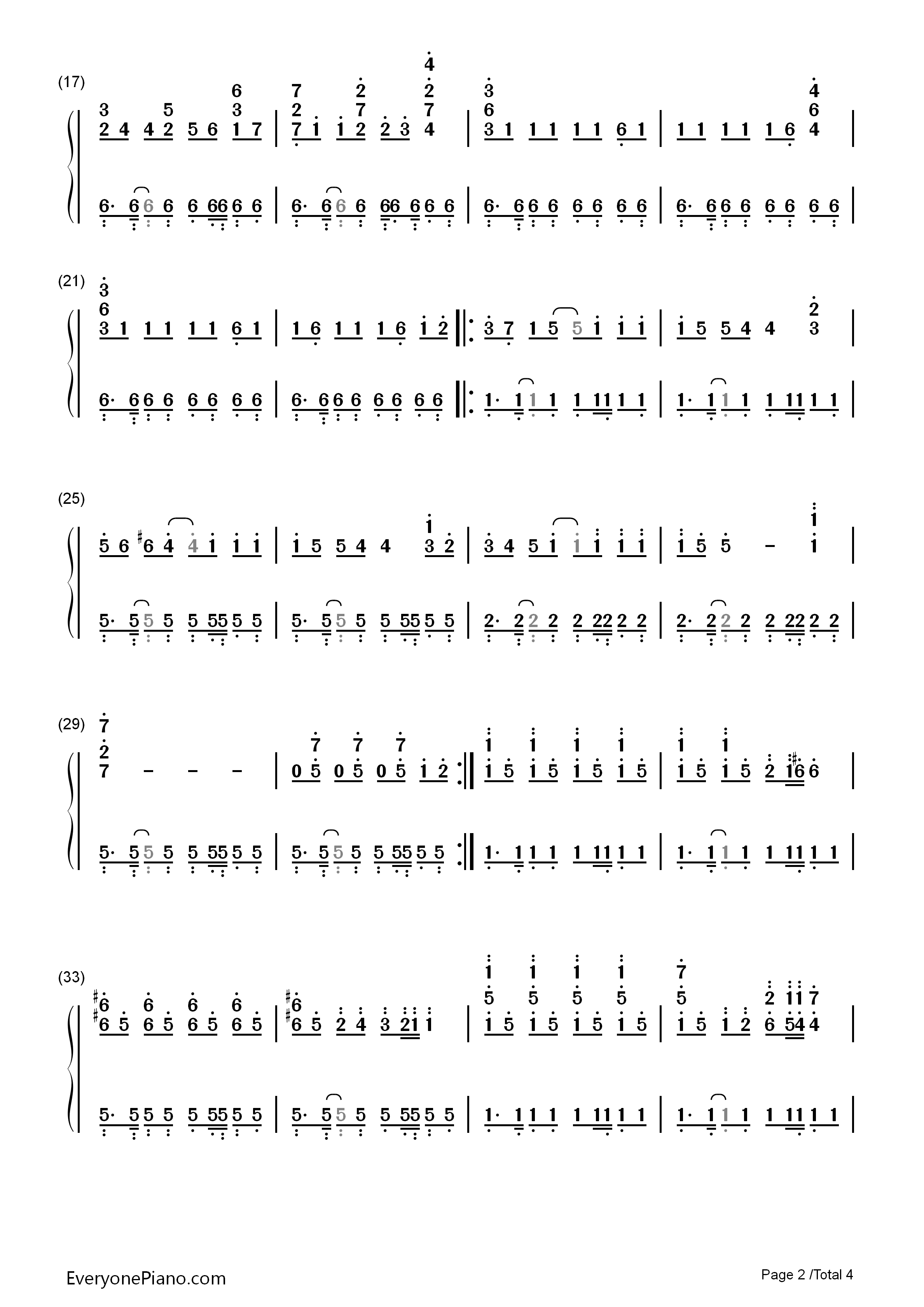 Jai_Ho钢琴简谱_M.I.A演唱