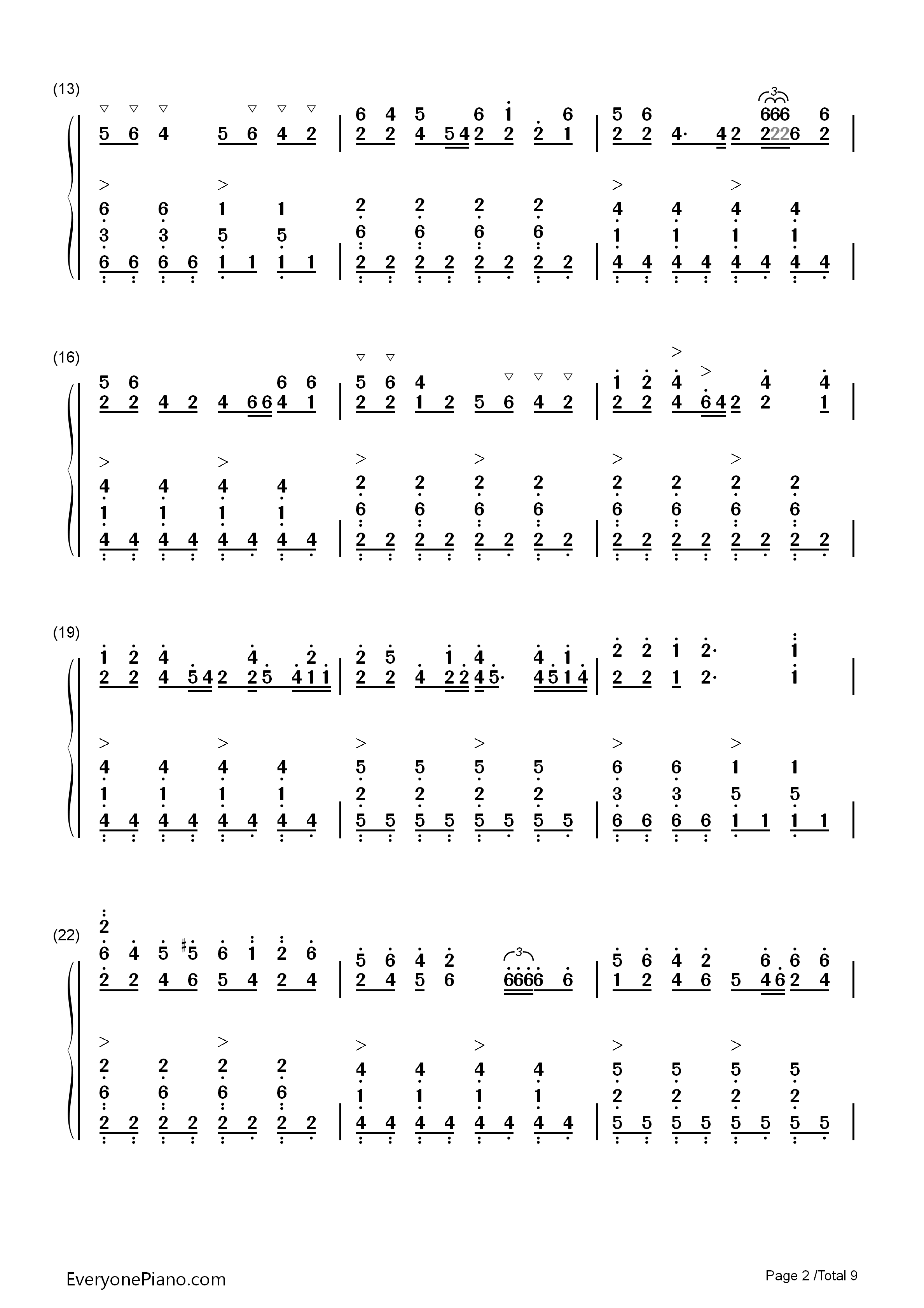 普通DISCO钢琴简谱_洛天依_言和演唱