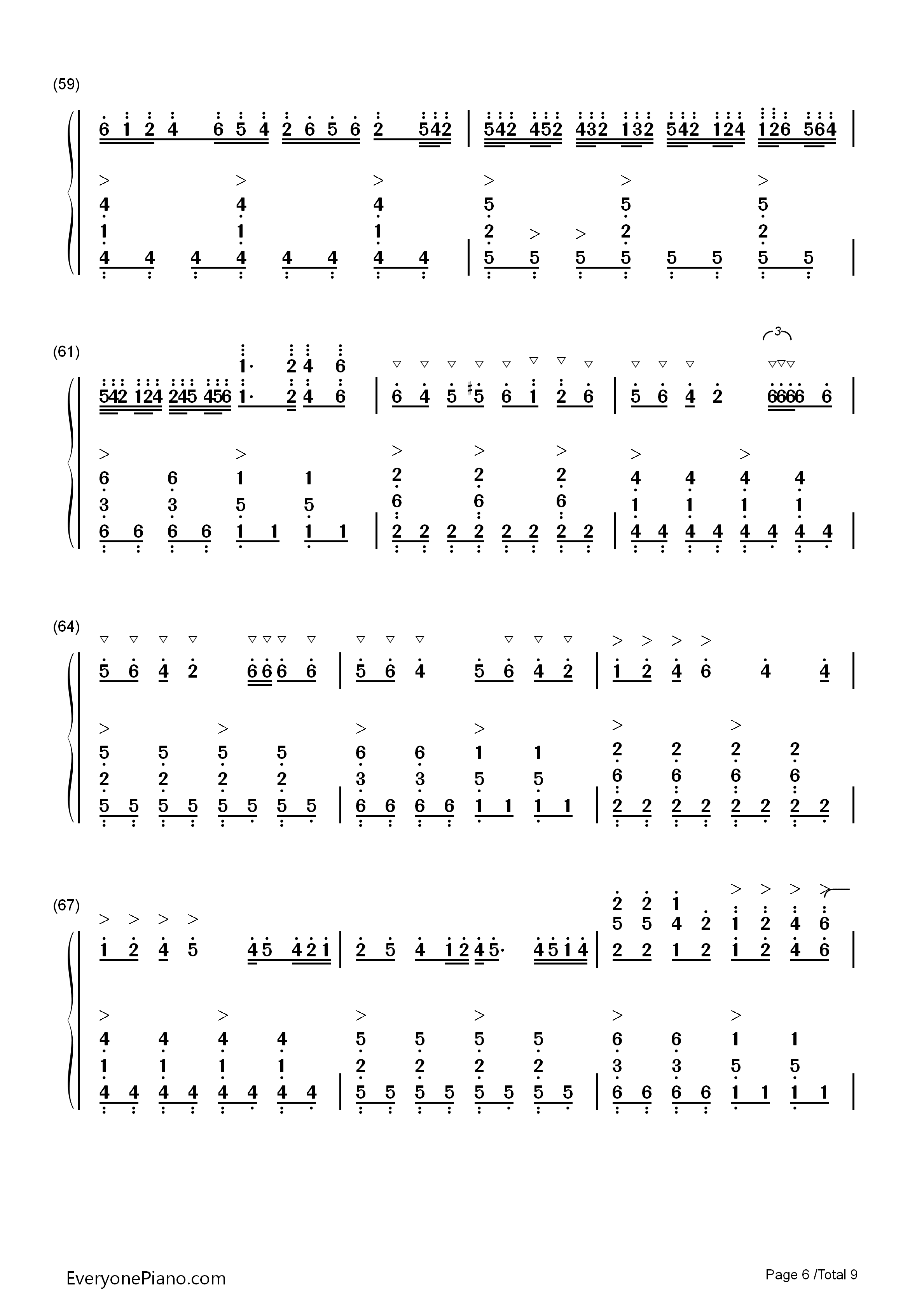 普通DISCO钢琴简谱_洛天依_言和演唱