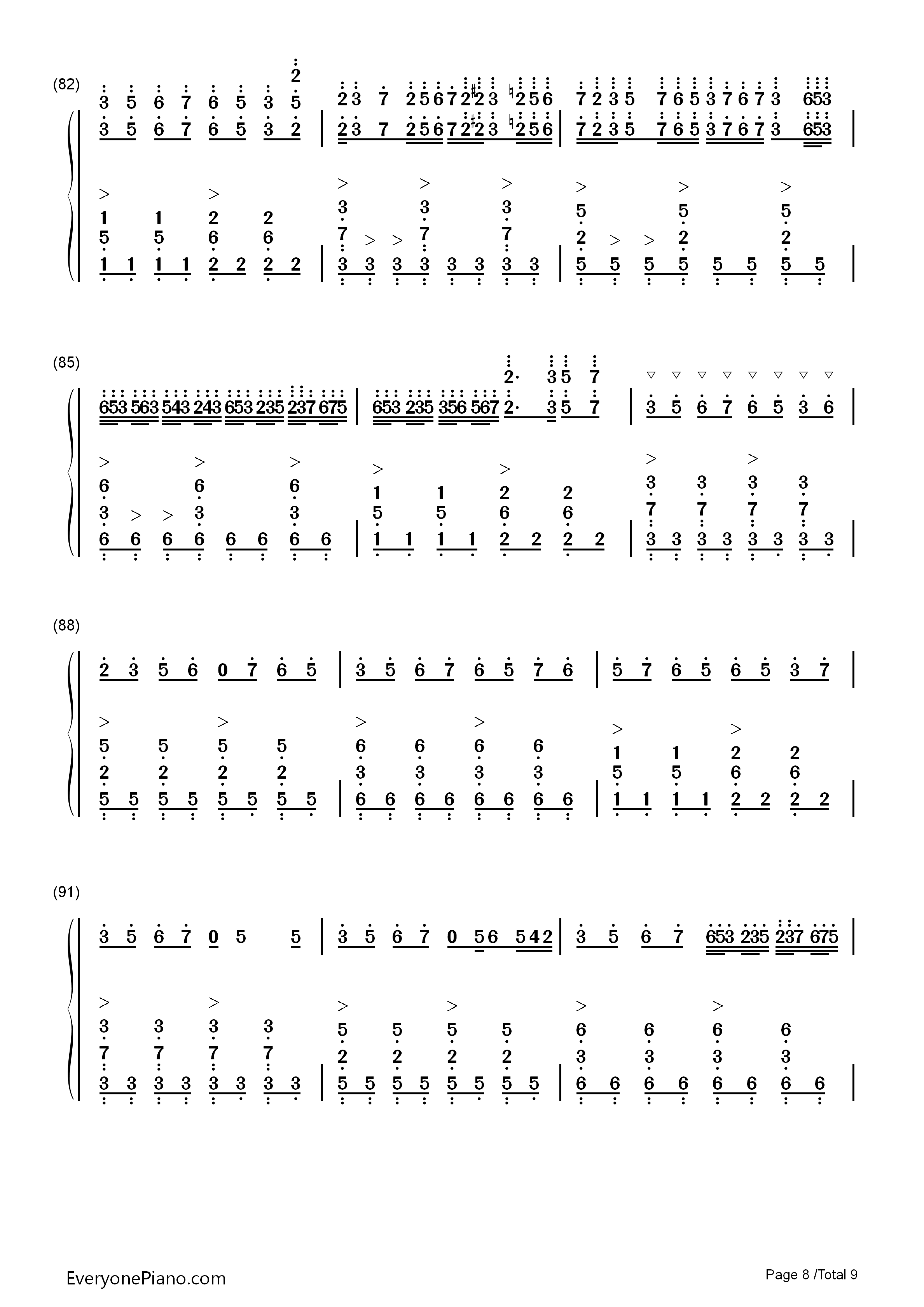 普通DISCO钢琴简谱_洛天依_言和演唱
