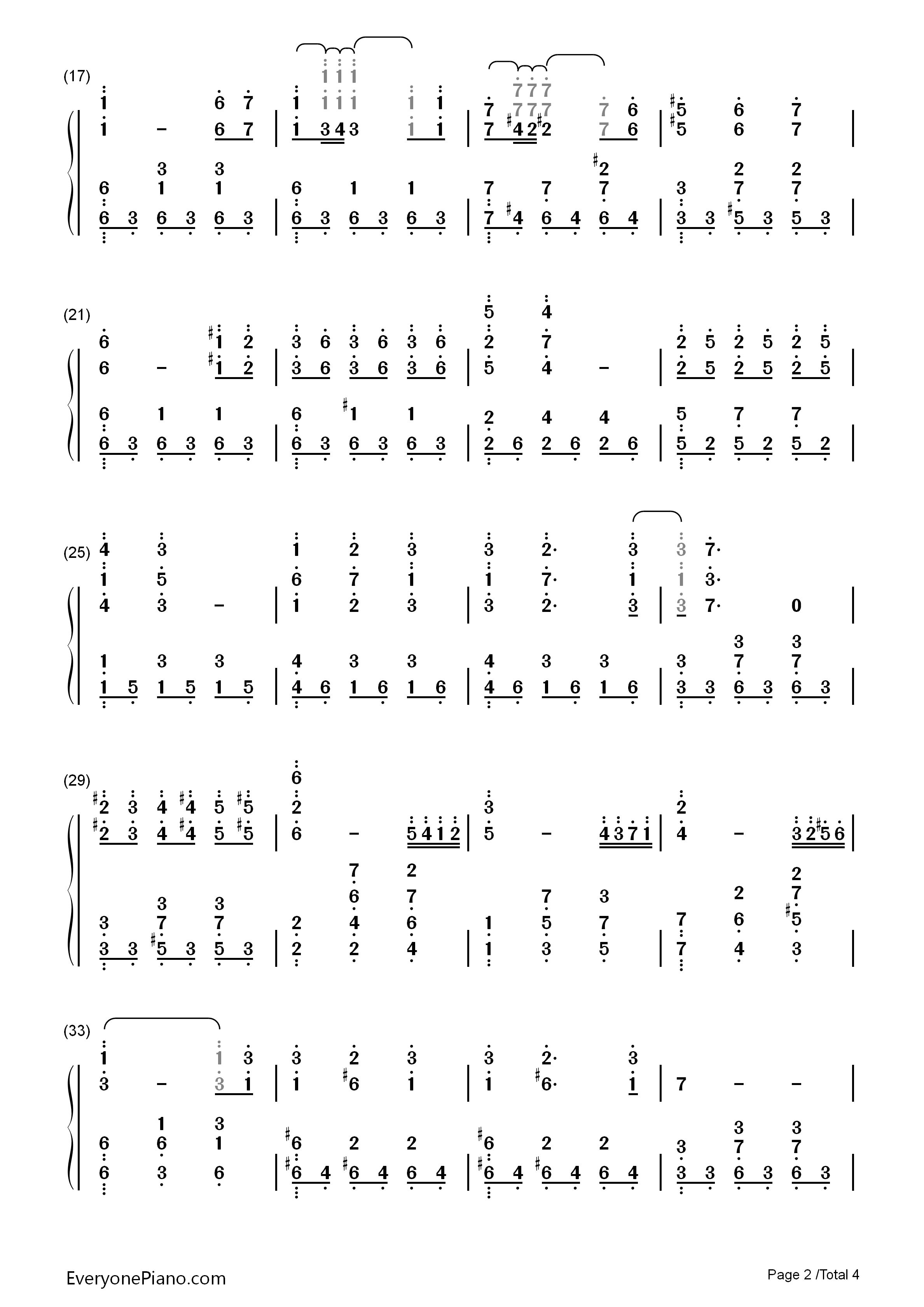 前世情人钢琴简谱_周杰伦演唱