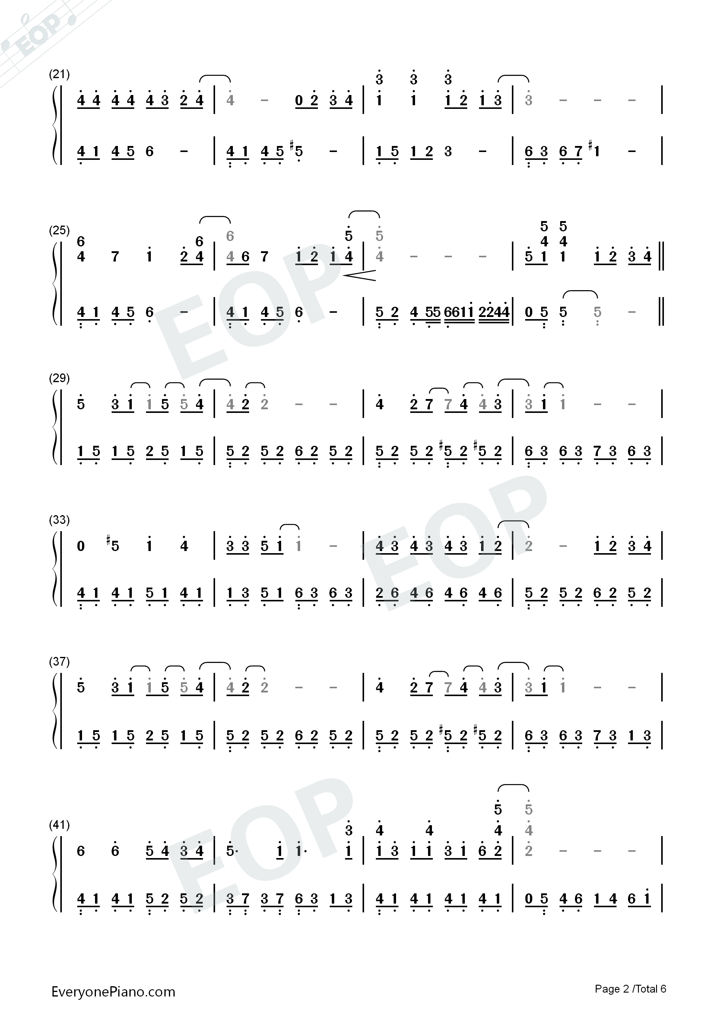 邻家的龙猫钢琴简谱_久石让_宫崎骏演唱