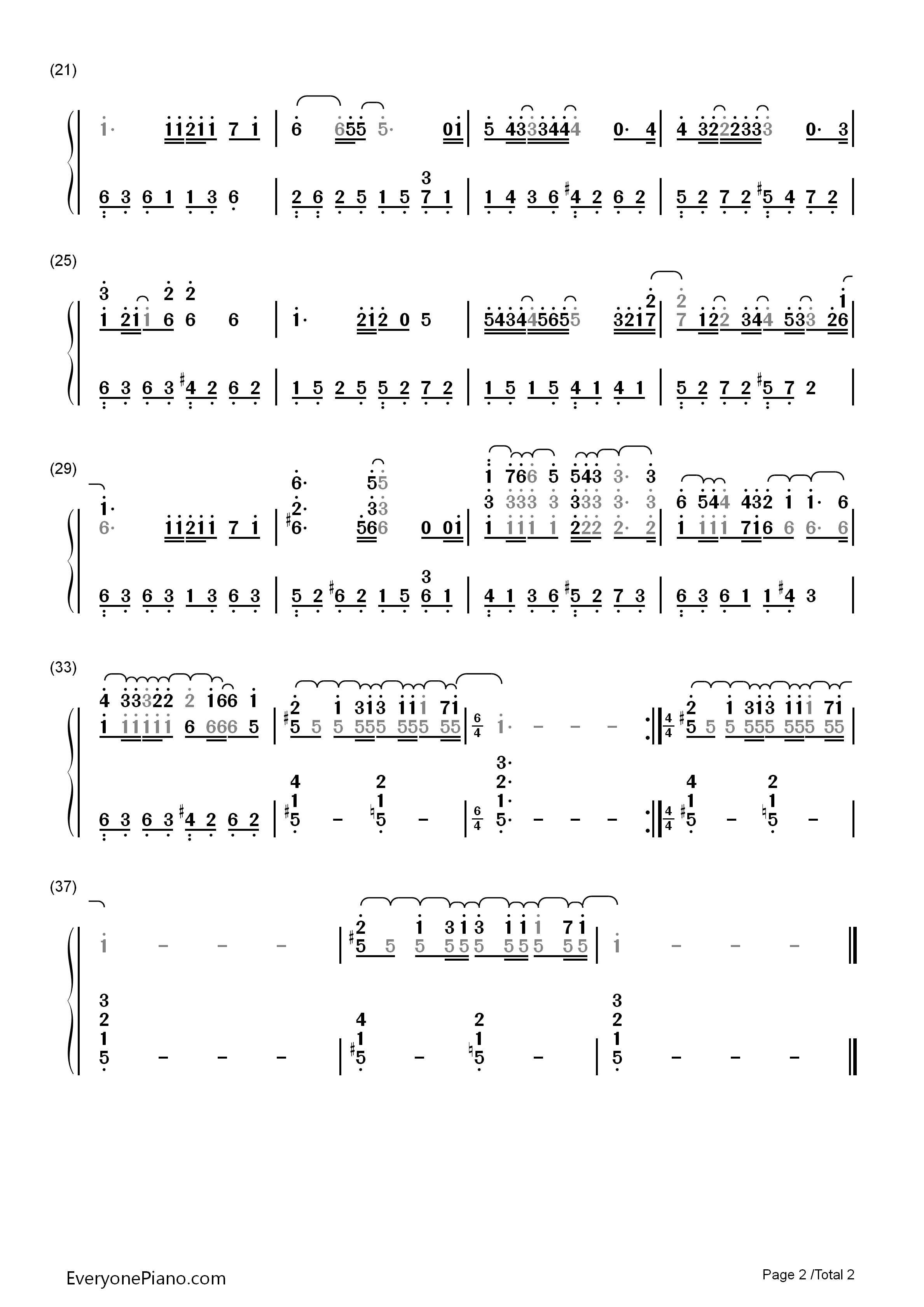 向日葵的约定钢琴简谱_秦基博演唱