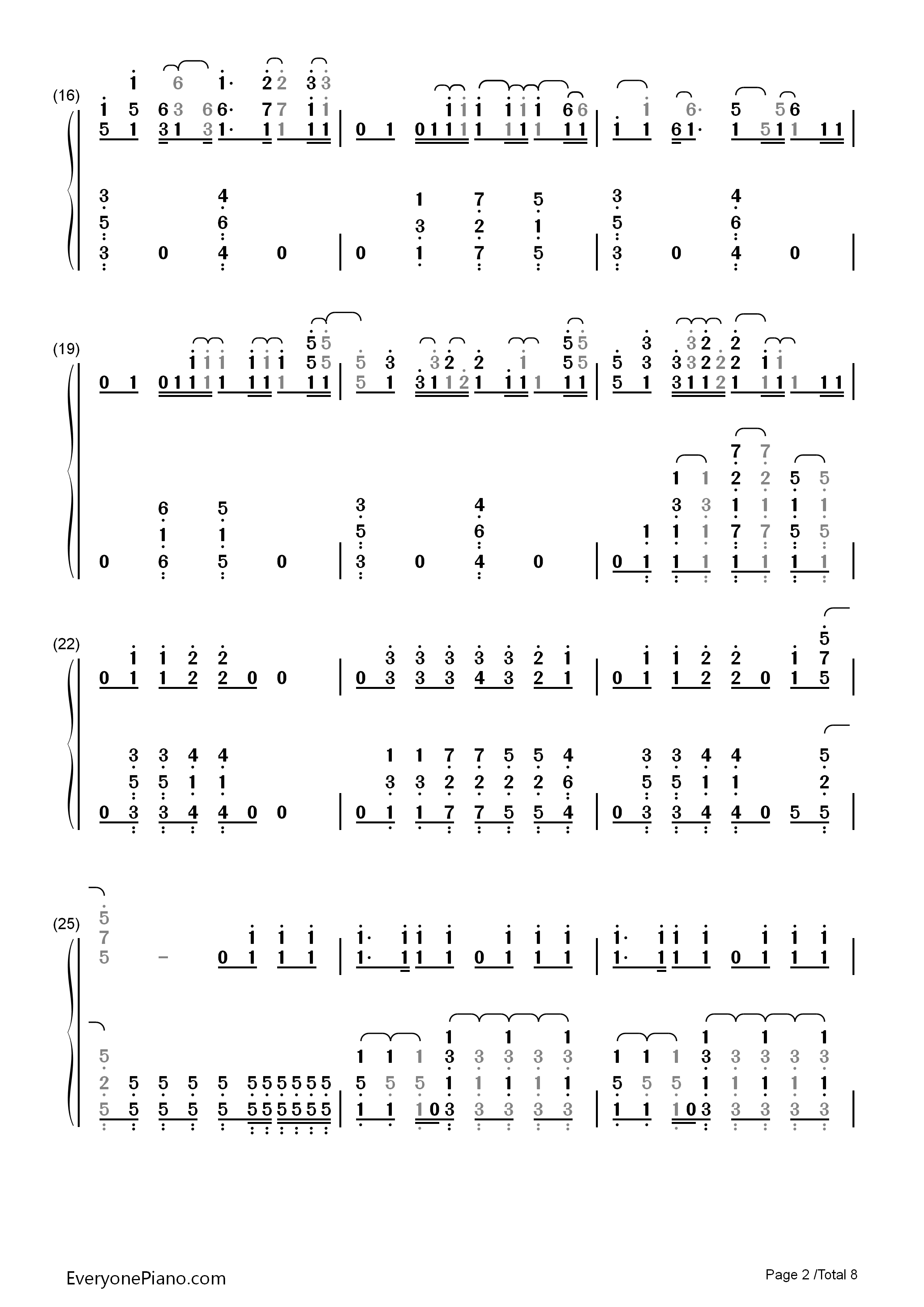 Shut_Up_and_Dance钢琴简谱_Walk_the_Moon演唱