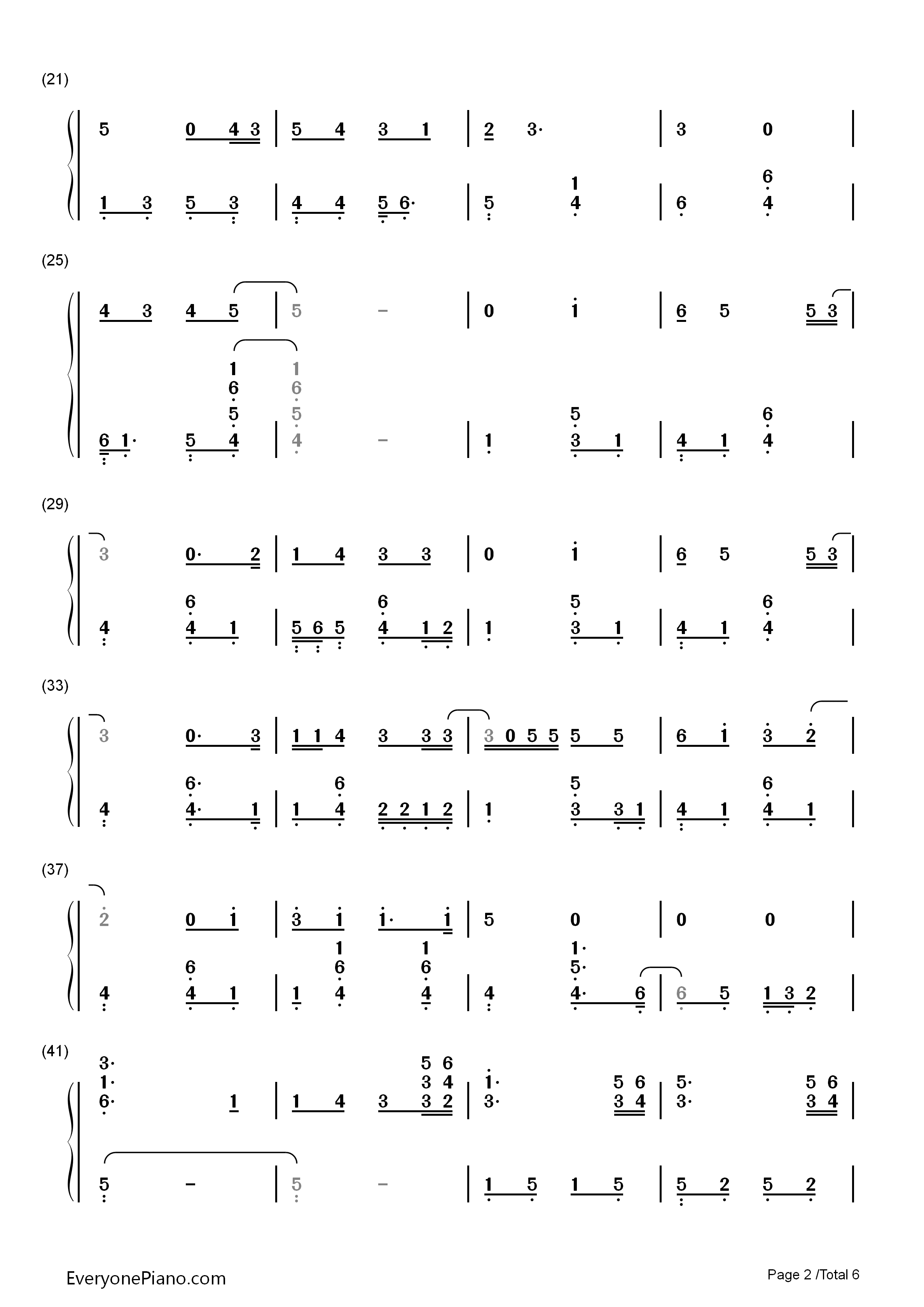 A_Step_You_Can't_Take_Back钢琴简谱_Keira_Knightley演唱