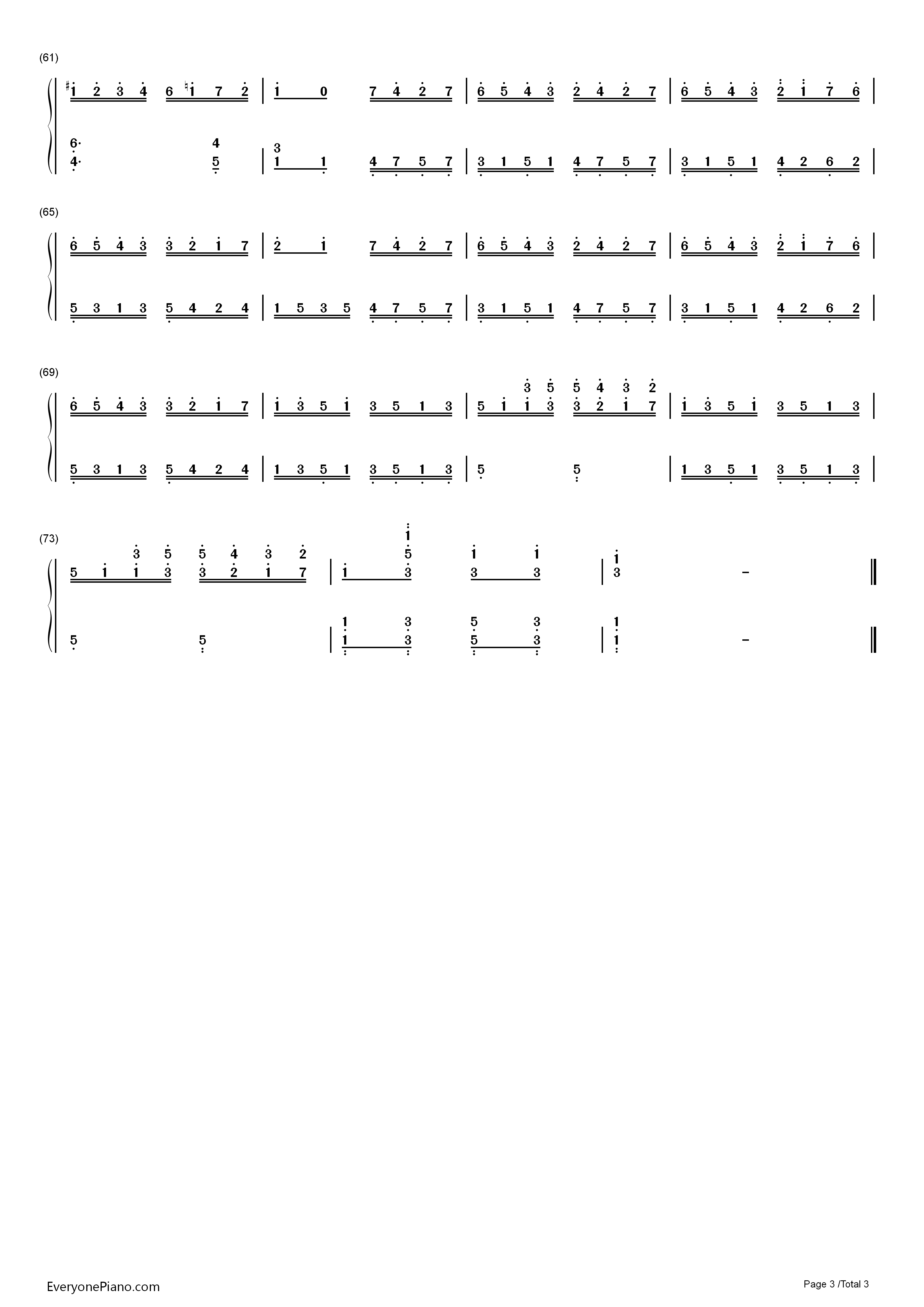 C大调奏鸣曲K.545第3乐章钢琴简谱_莫扎特演唱