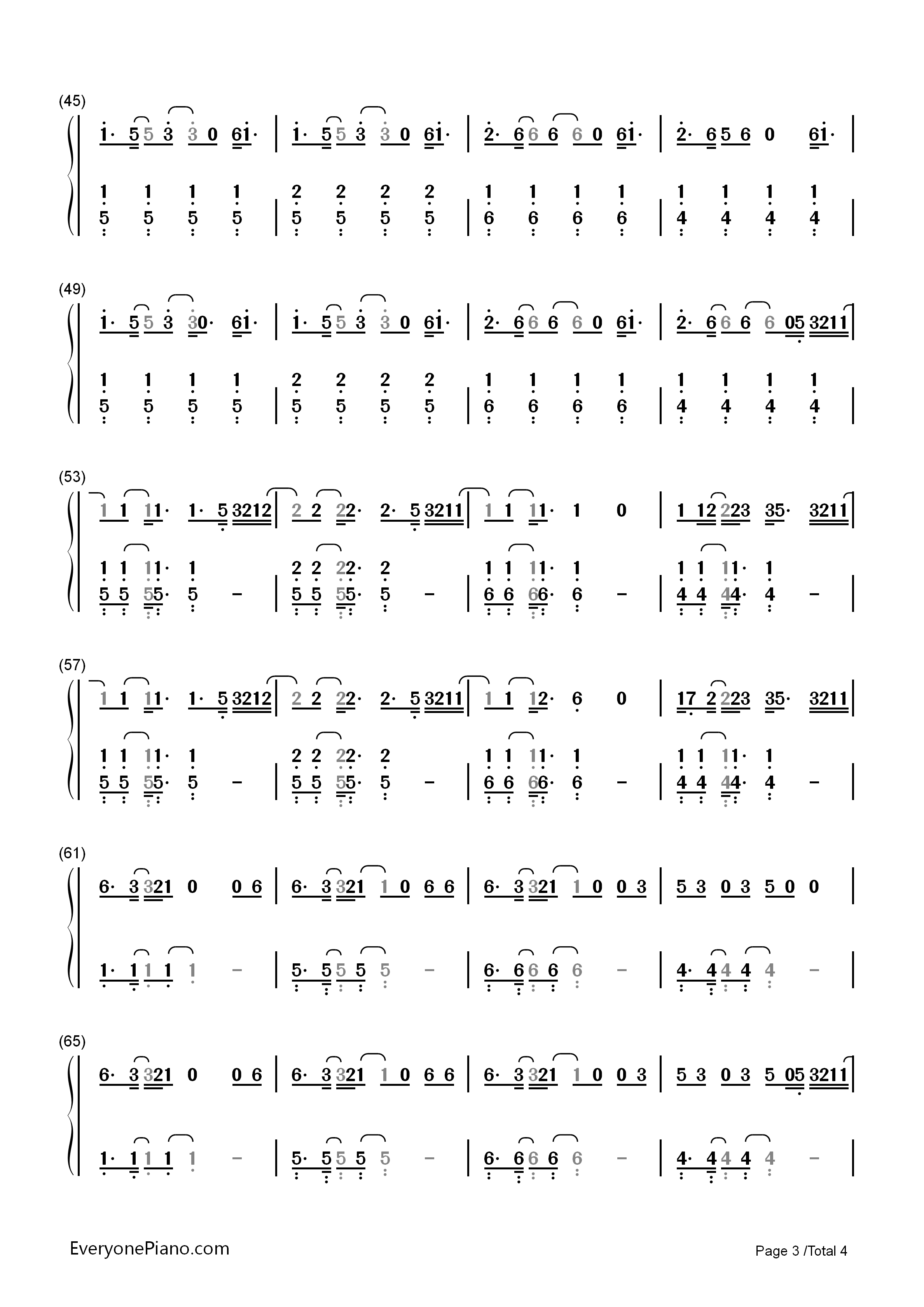 Don't_Wanna_Know钢琴简谱_Maroon_5_Kendrick_Lamar演唱