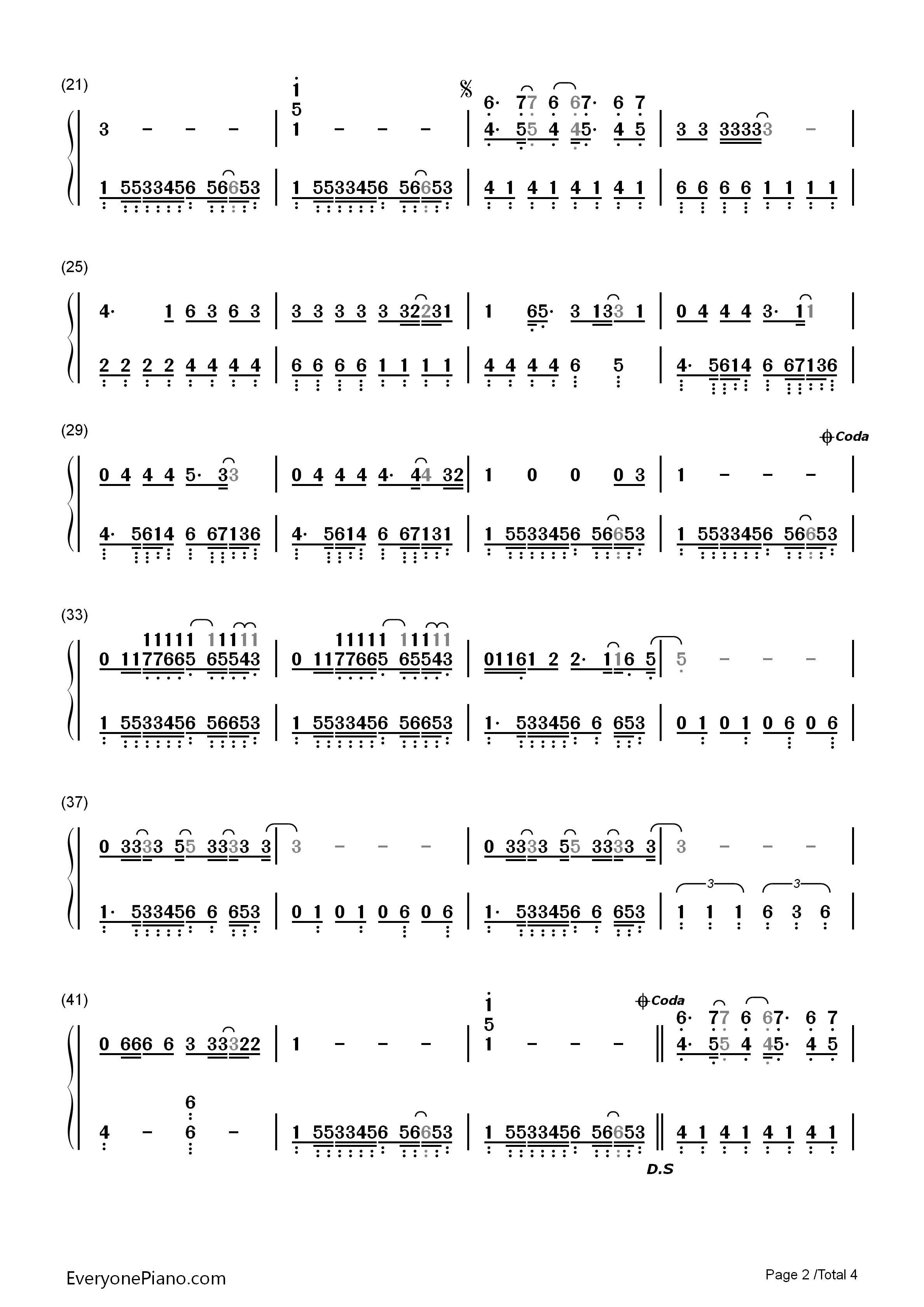 Sunday_Morning钢琴简谱_Maroon_5演唱