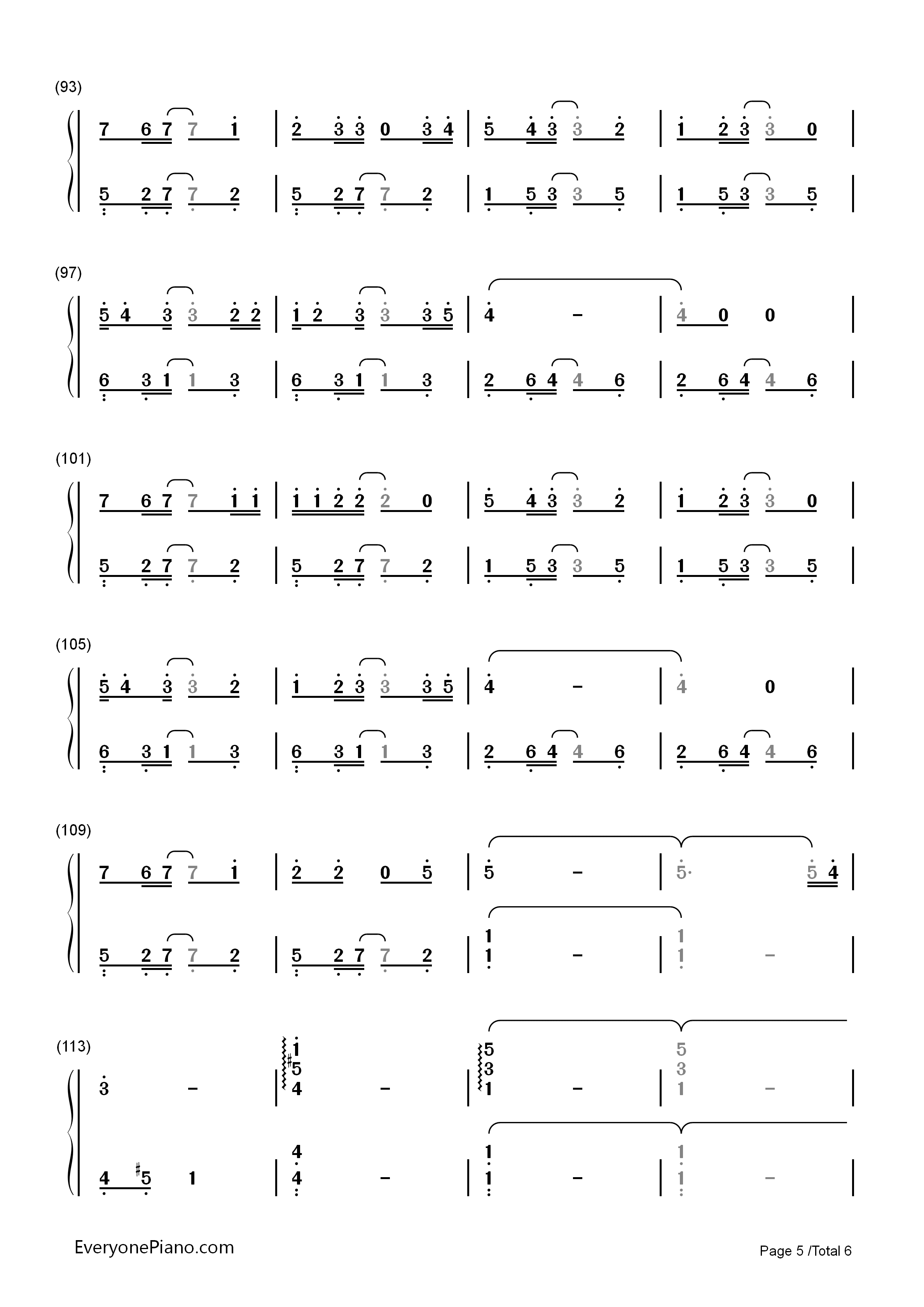 你一言我一语钢琴简谱_李健演唱