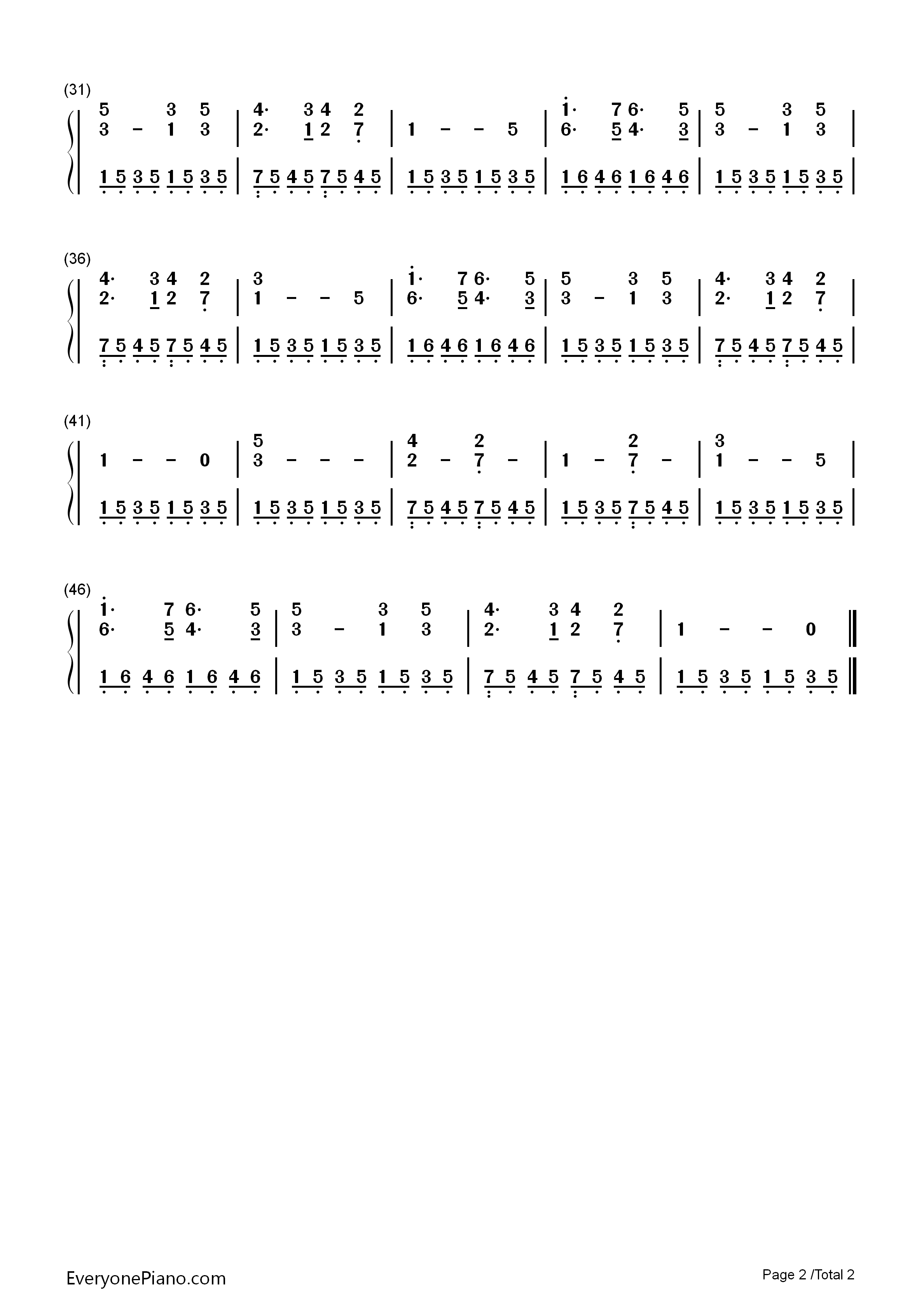 甜蜜的家庭钢琴简谱_毕晓普演唱