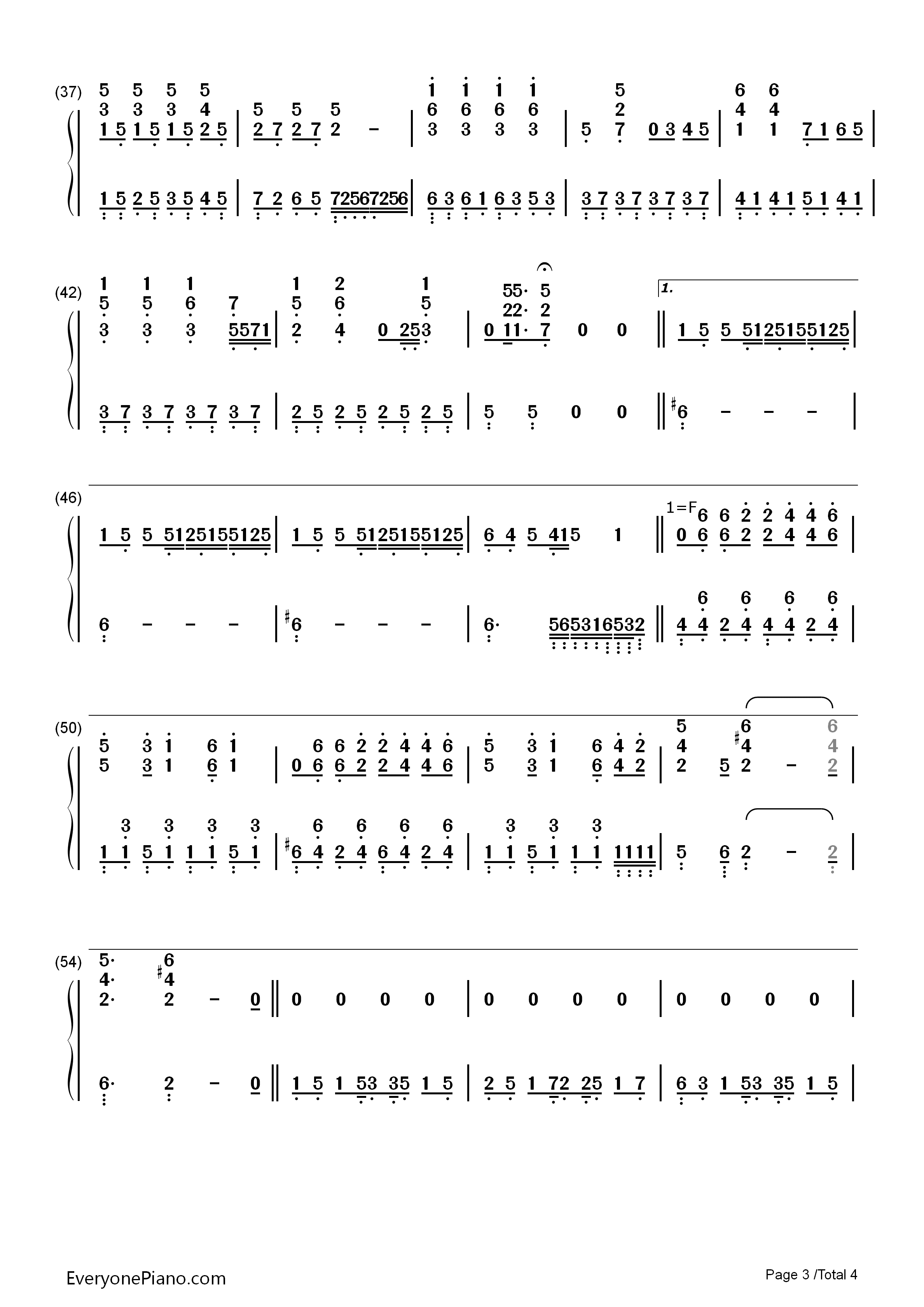 花香钢琴简谱_许绍洋演唱