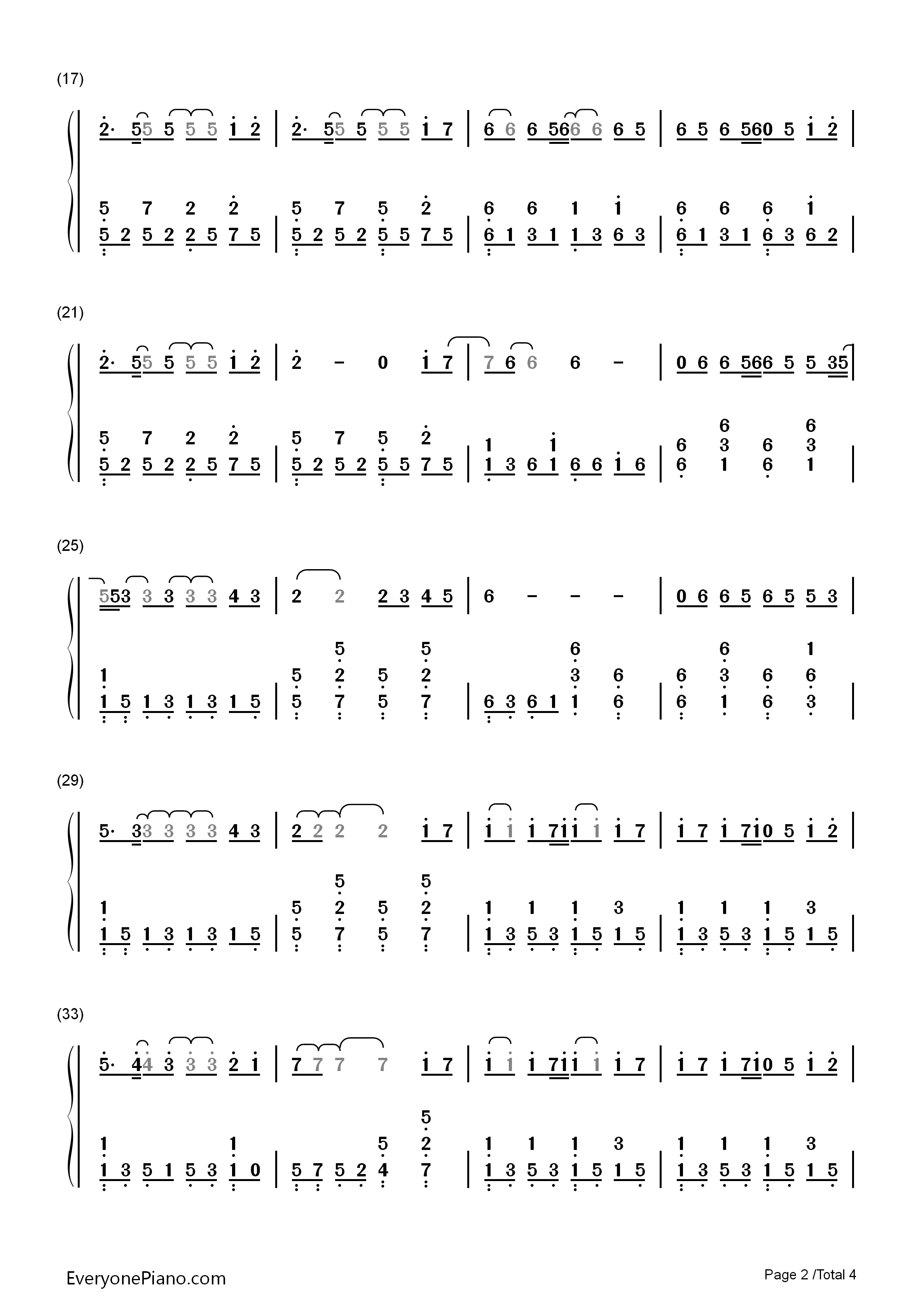 渴望光荣钢琴简谱_谭伊哲演唱