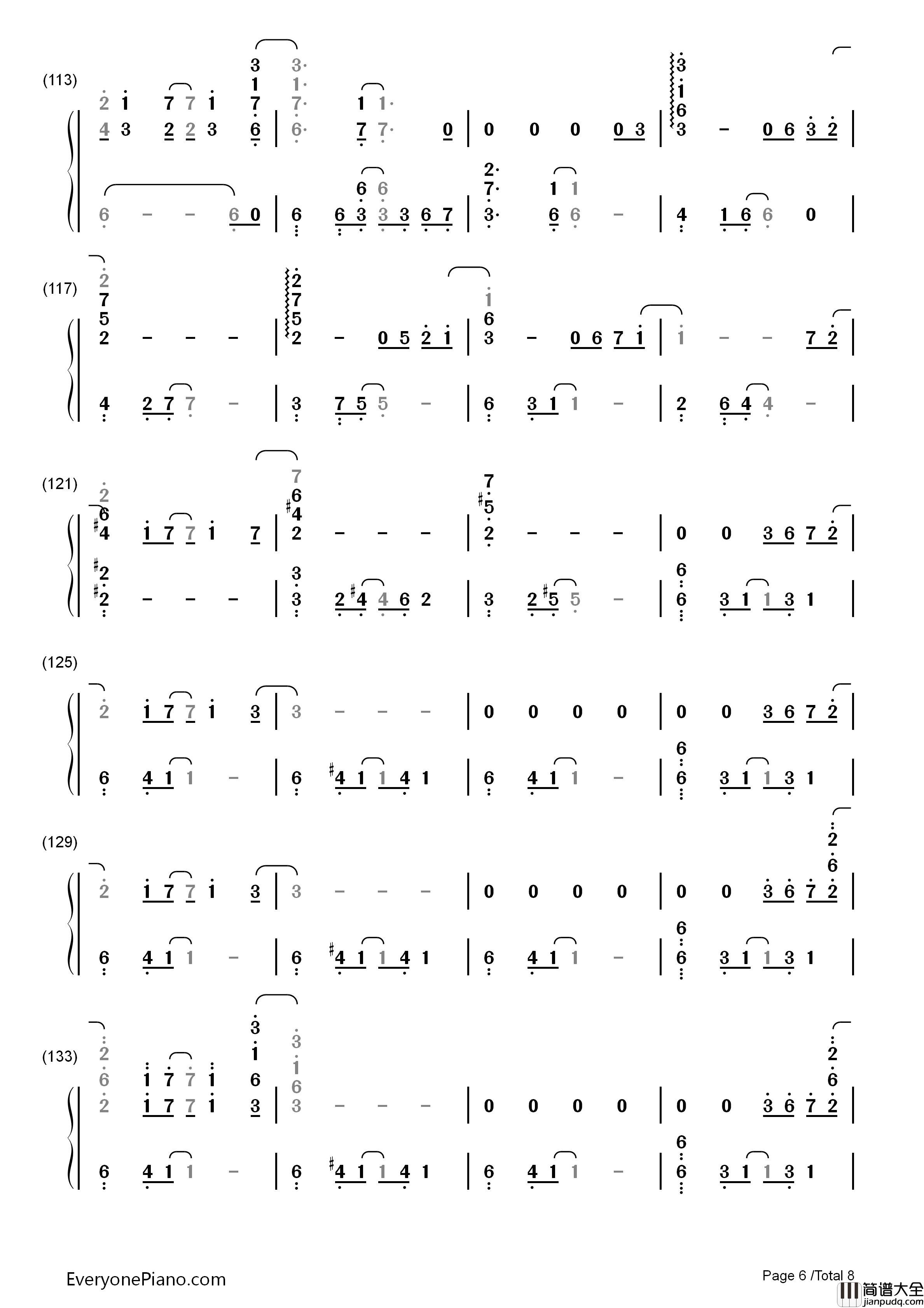 风之旅钢琴简谱_西村由纪江演唱