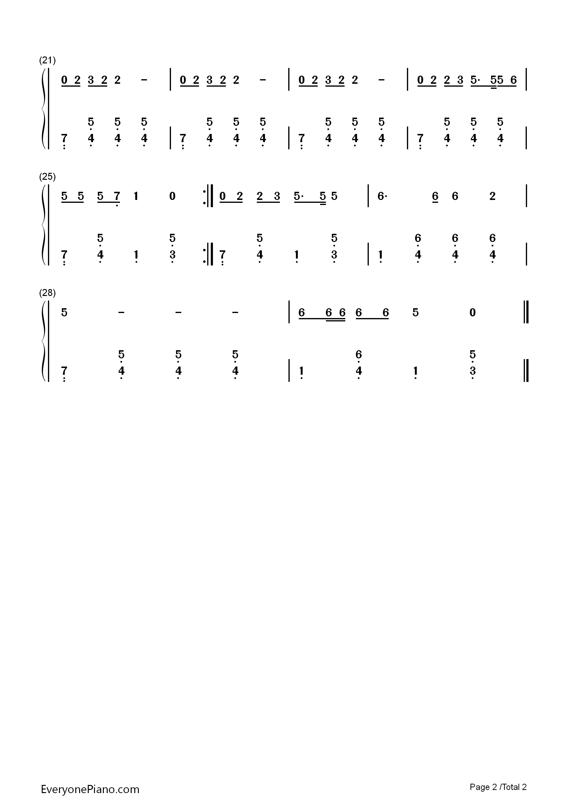 丑小鸭钢琴简谱_儿歌演唱