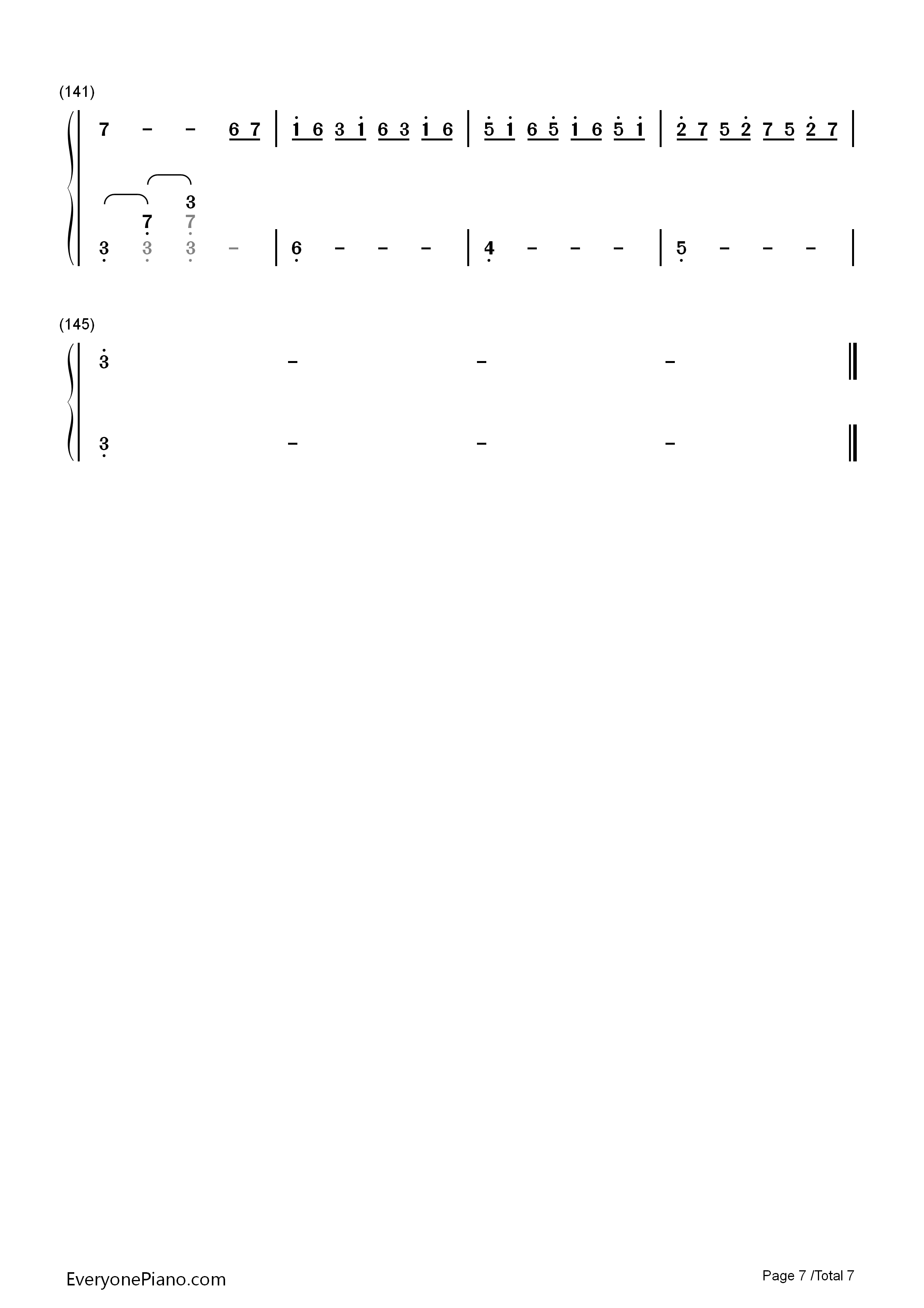 Reset钢琴简谱_Tiger_JK_Feat._진실演唱