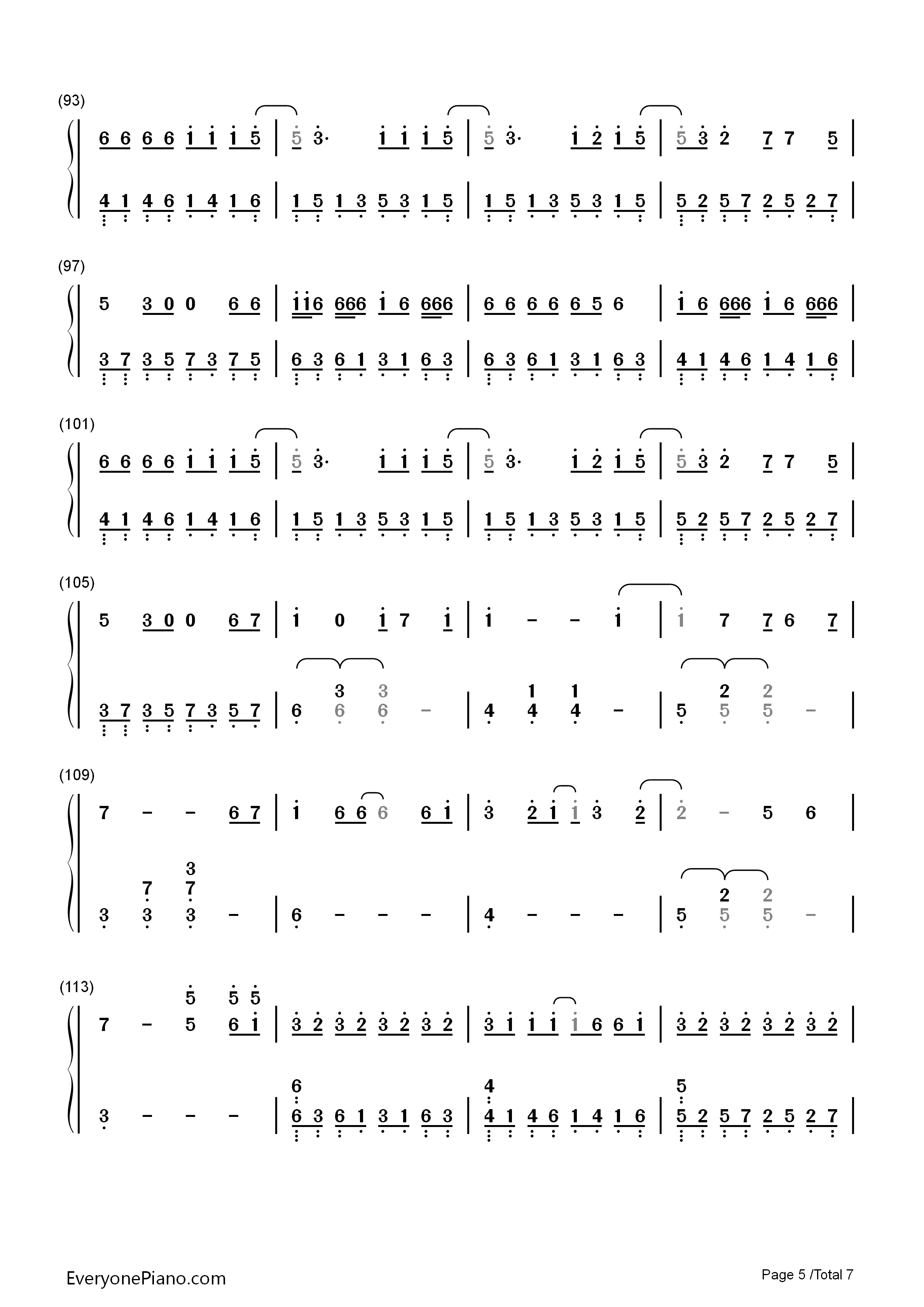 Reset钢琴简谱_Tiger_JK_Feat._진실演唱