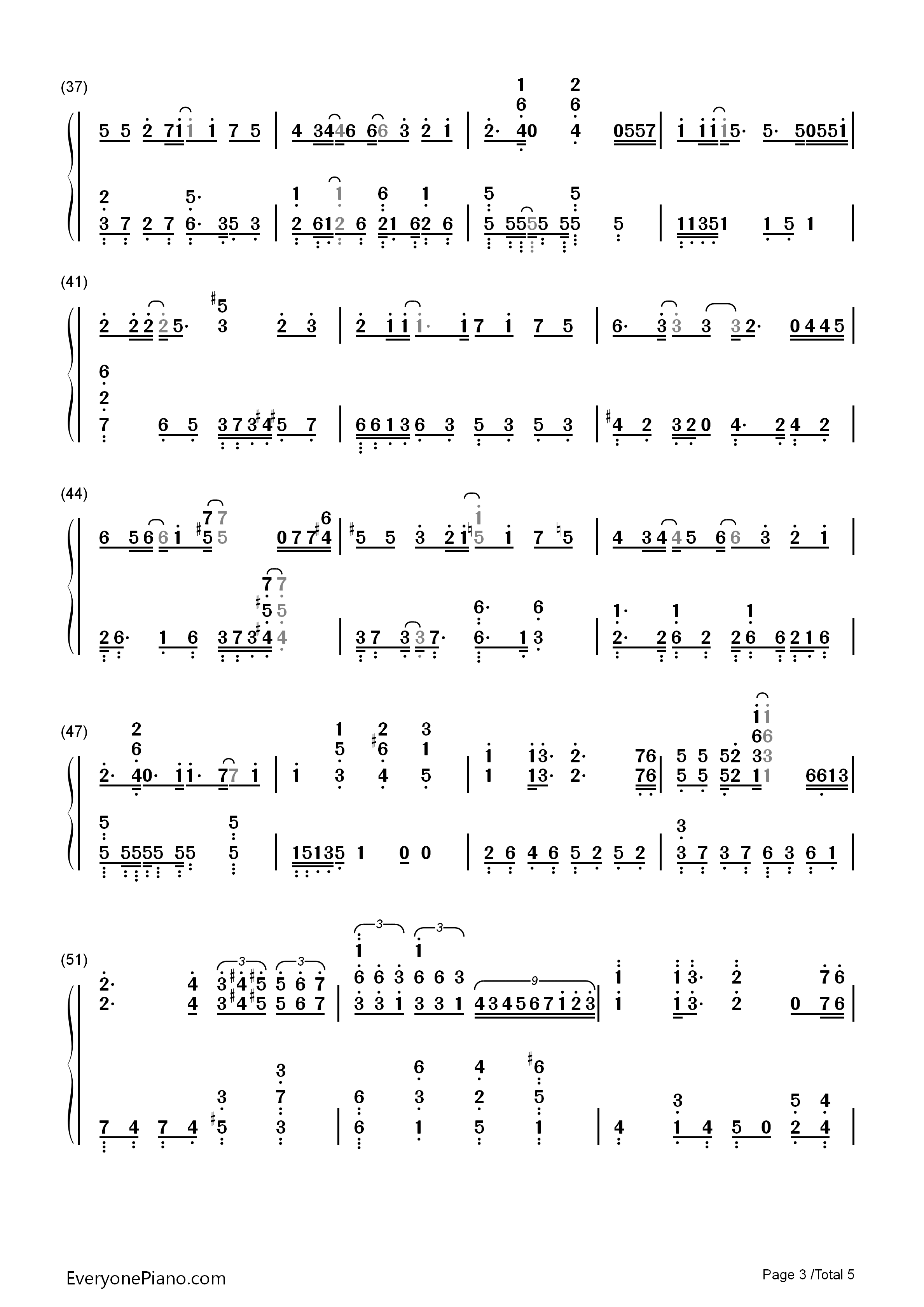 那些年钢琴简谱_胡夏__九把刀演唱