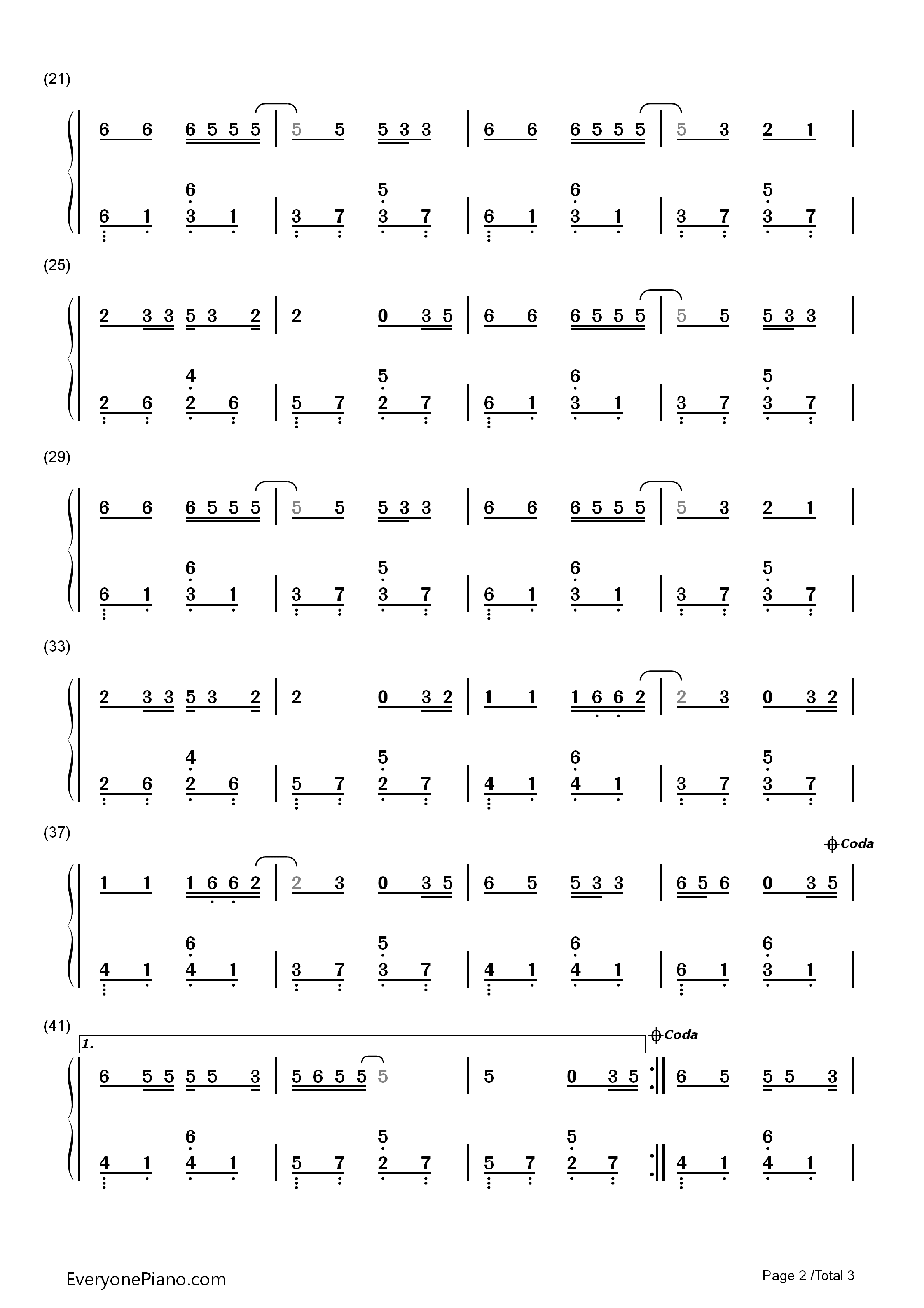 挪威的森林钢琴简谱_伍佰演唱