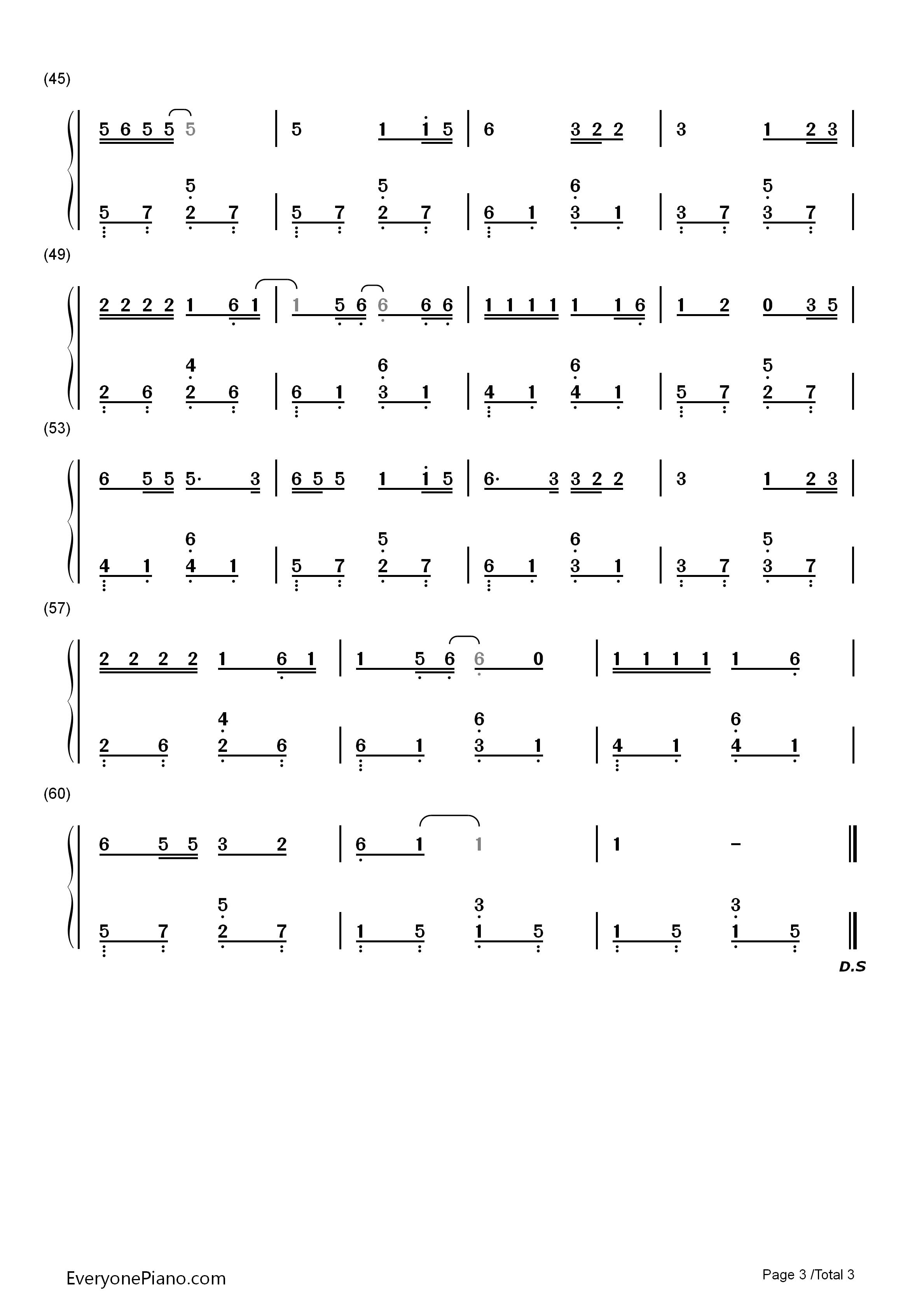 挪威的森林钢琴简谱_伍佰演唱