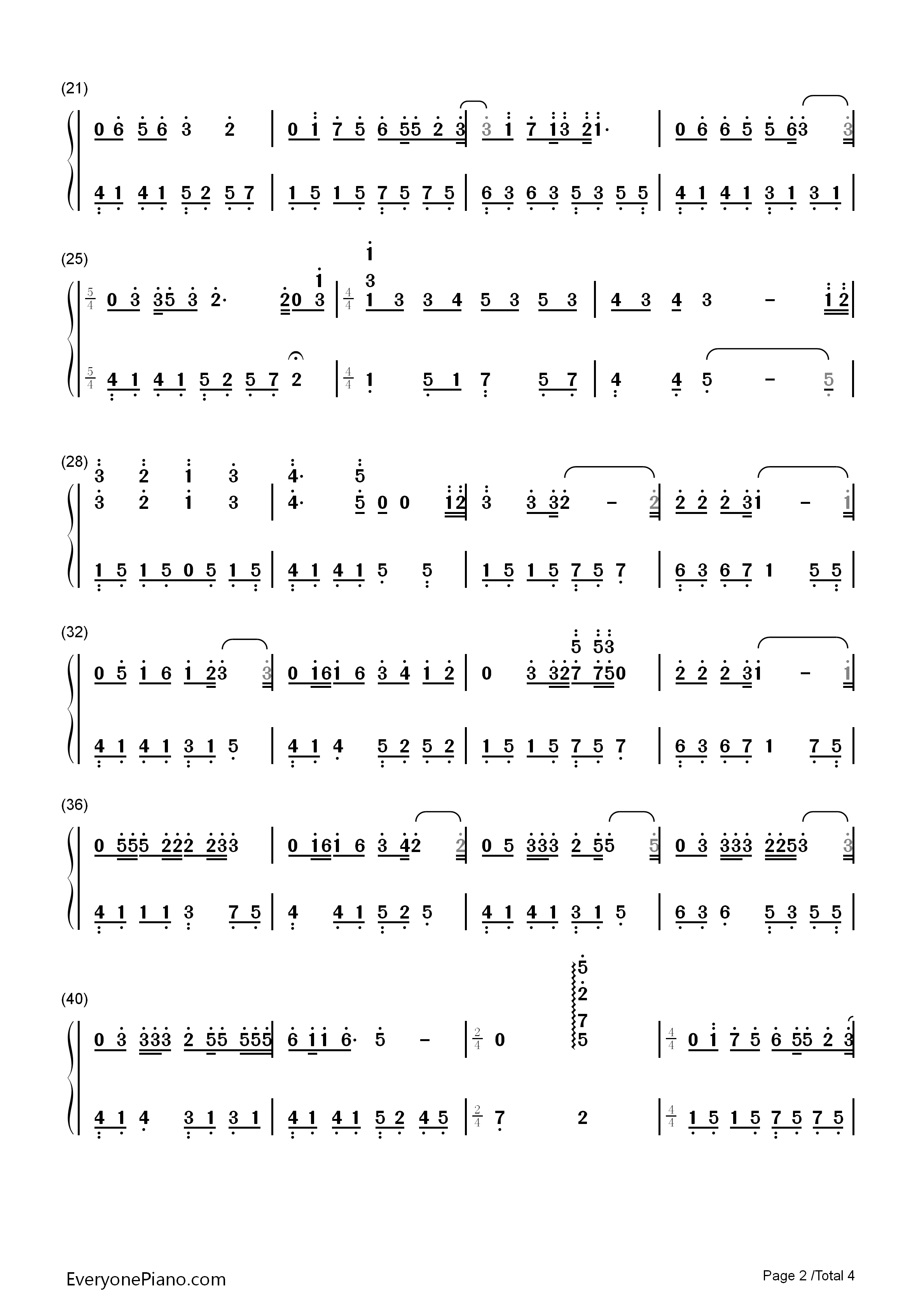 如果有如果钢琴简谱_邓福如演唱