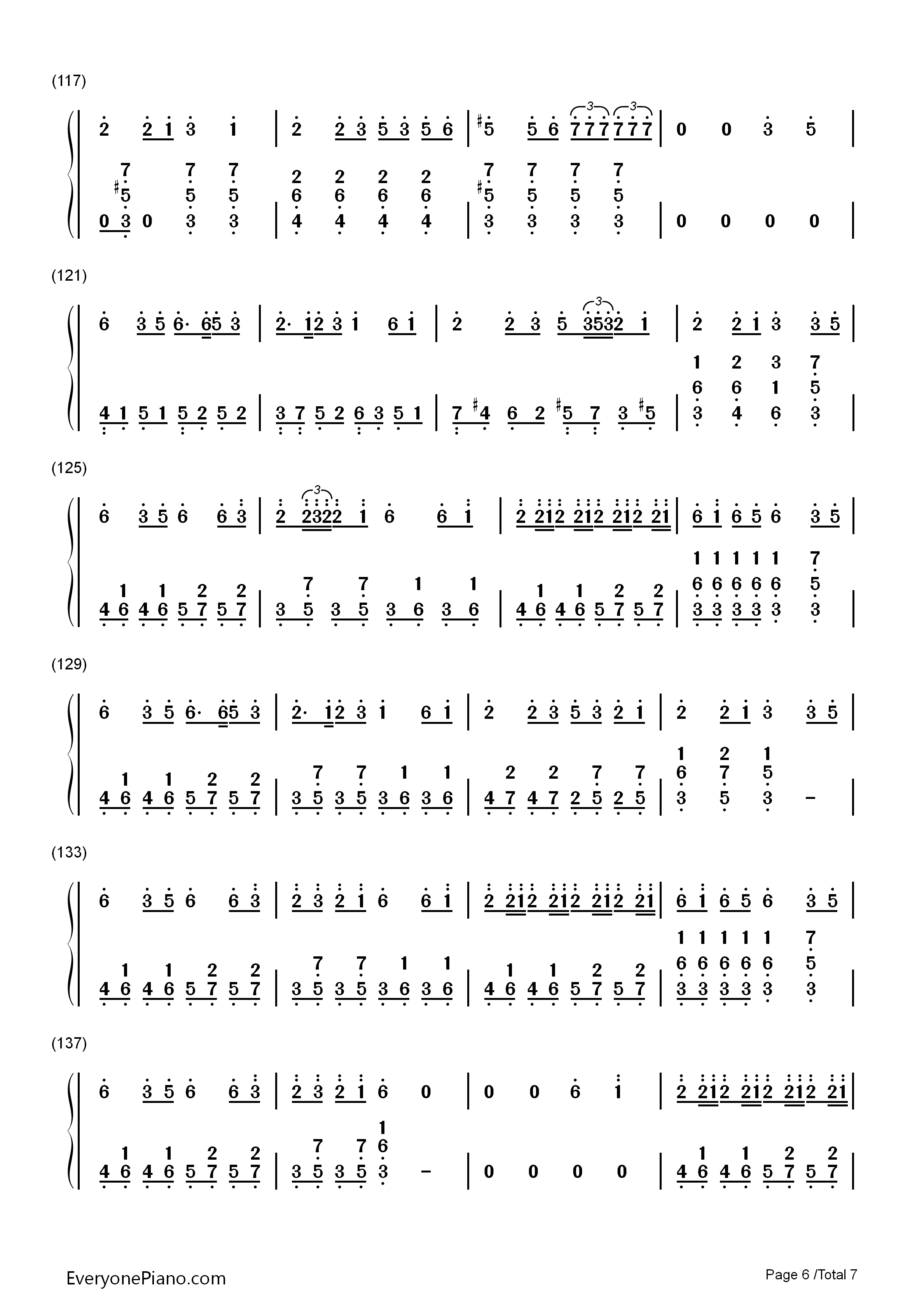 六兆年と一夜物語钢琴简谱_Kemu演唱