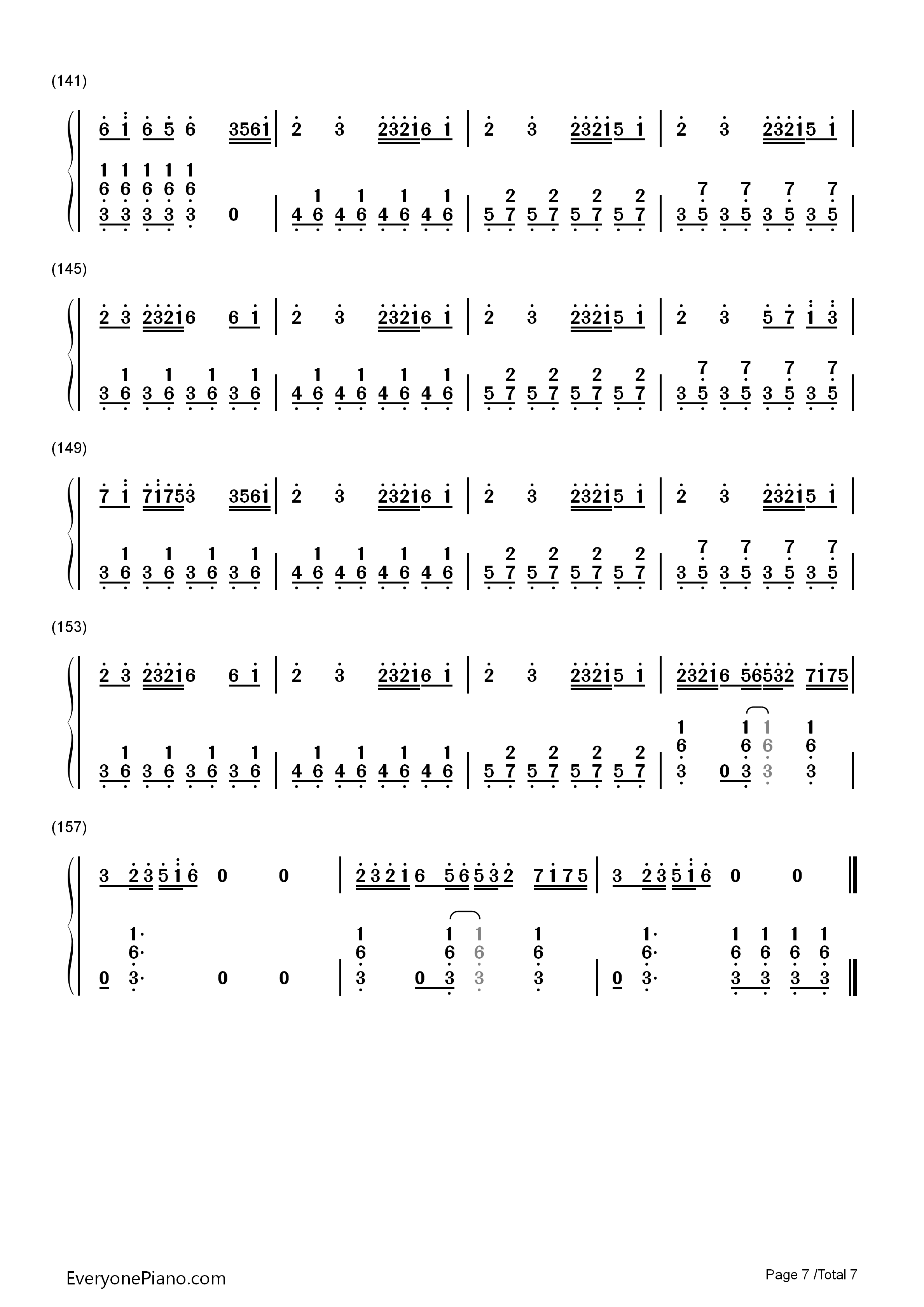 六兆年と一夜物語钢琴简谱_Kemu演唱