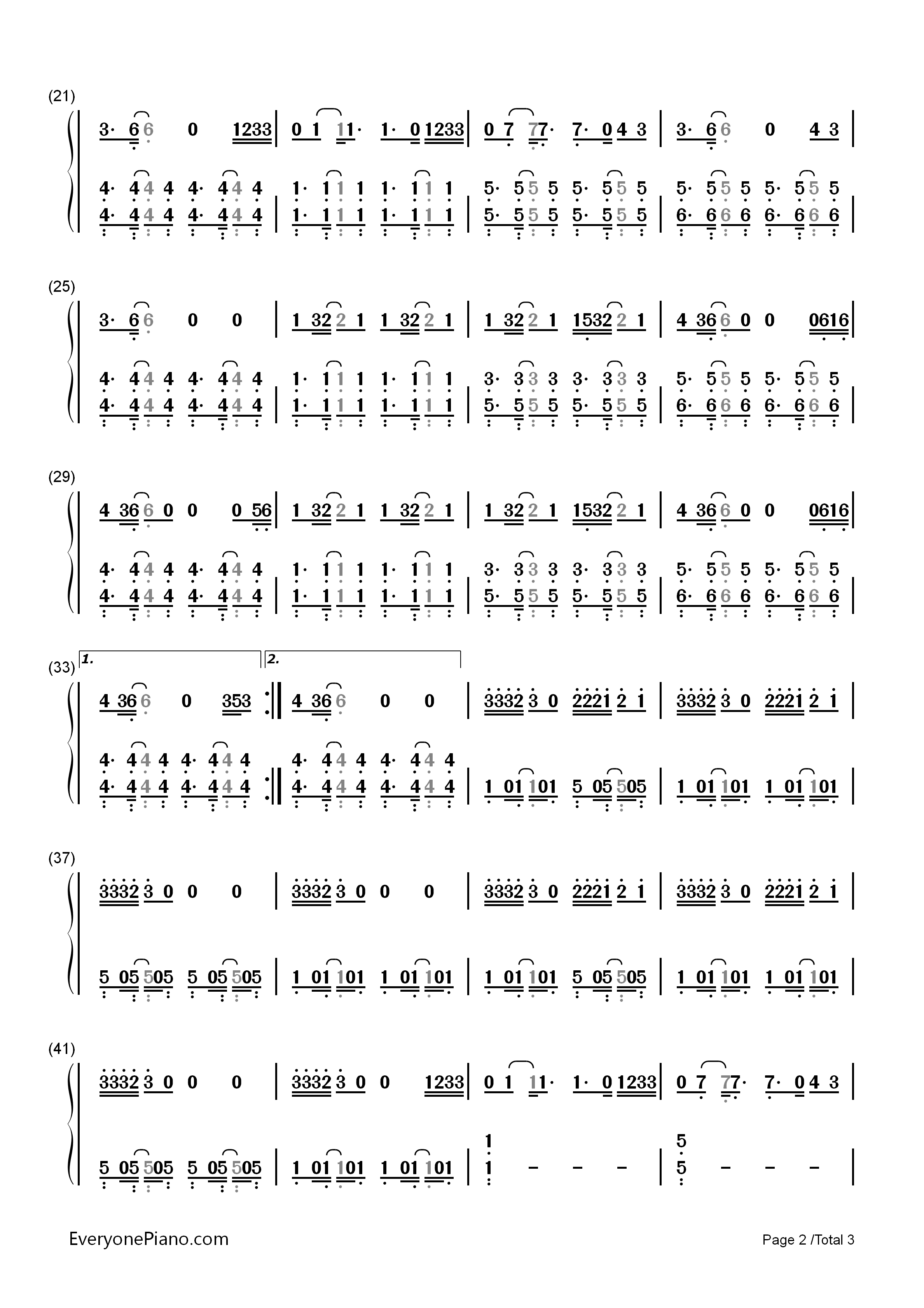 Let_Me_Love_You钢琴简谱_DJ_Snake_Justin_Bieber演唱