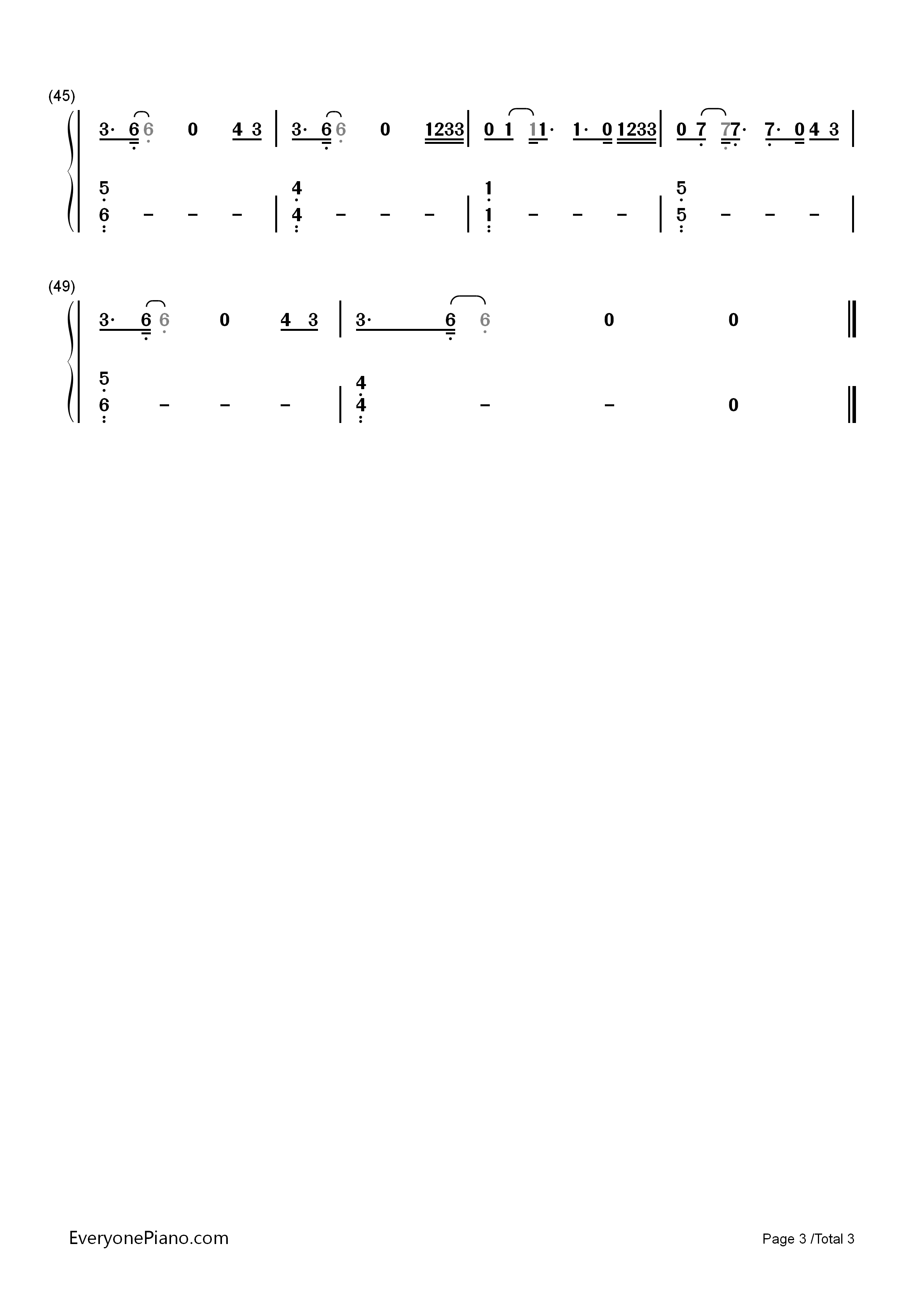 Let_Me_Love_You钢琴简谱_DJ_Snake_Justin_Bieber演唱