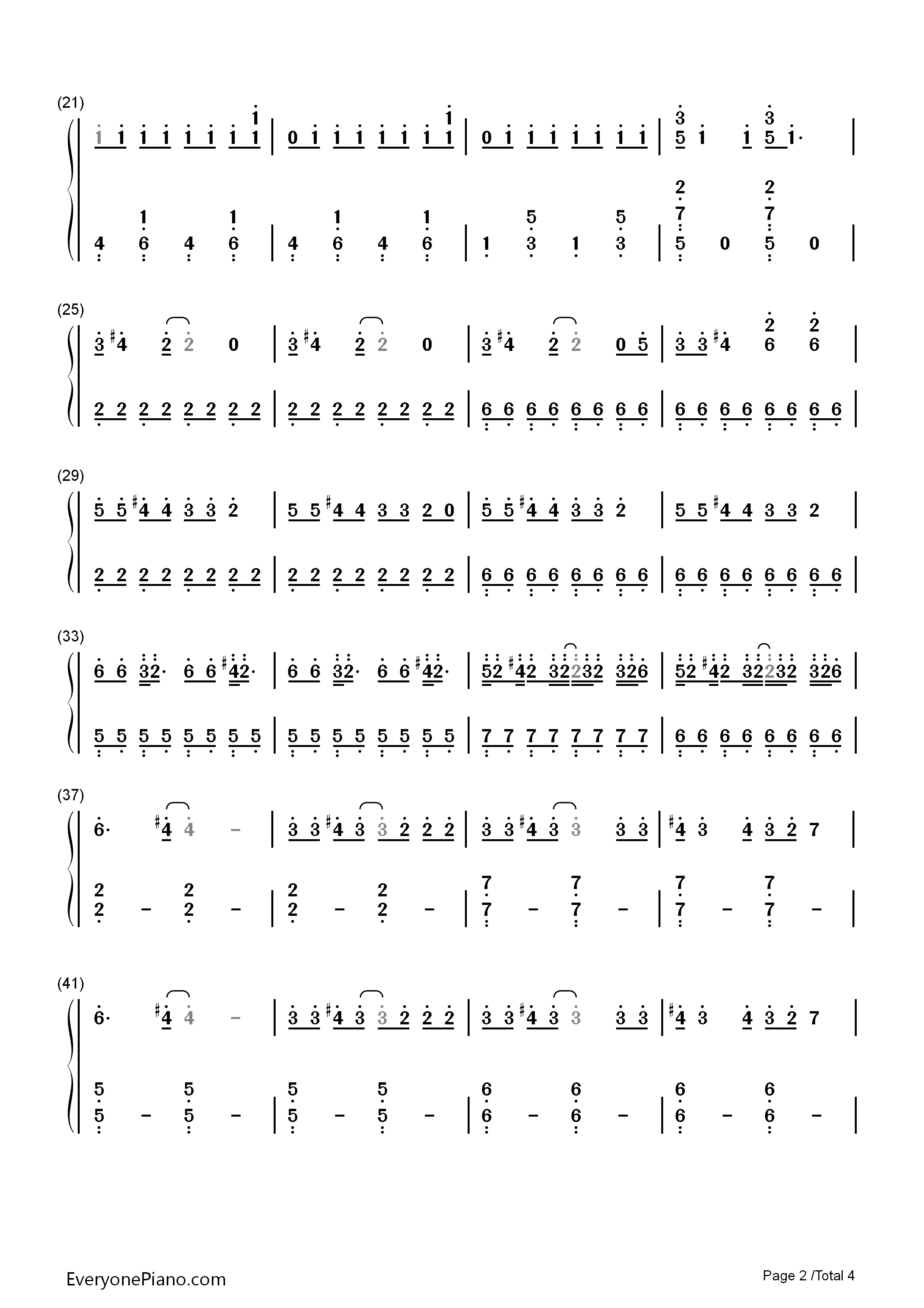 Sweeter_Than_Fiction钢琴简谱_Taylor_Swift演唱