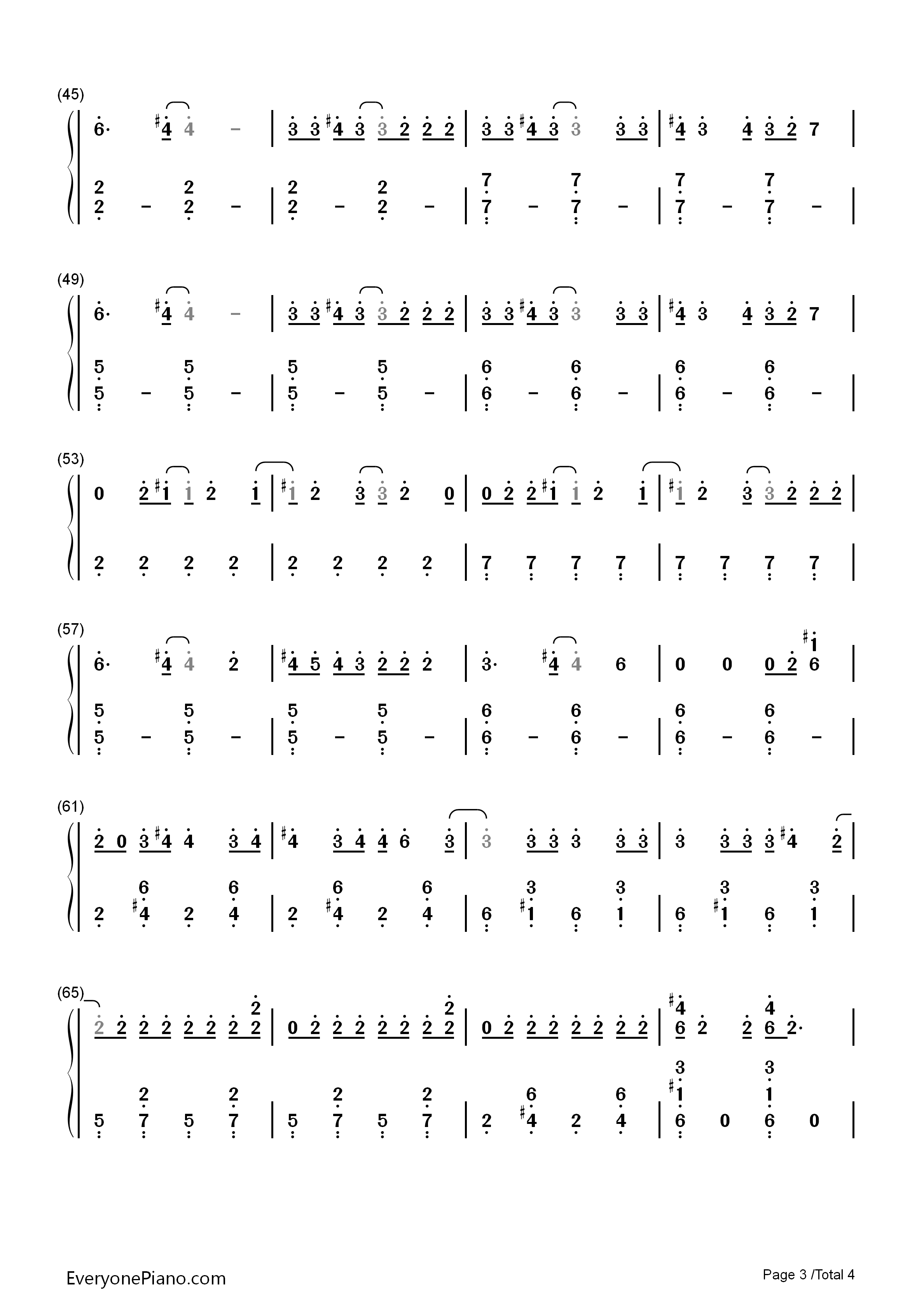 Sweeter_Than_Fiction钢琴简谱_Taylor_Swift演唱