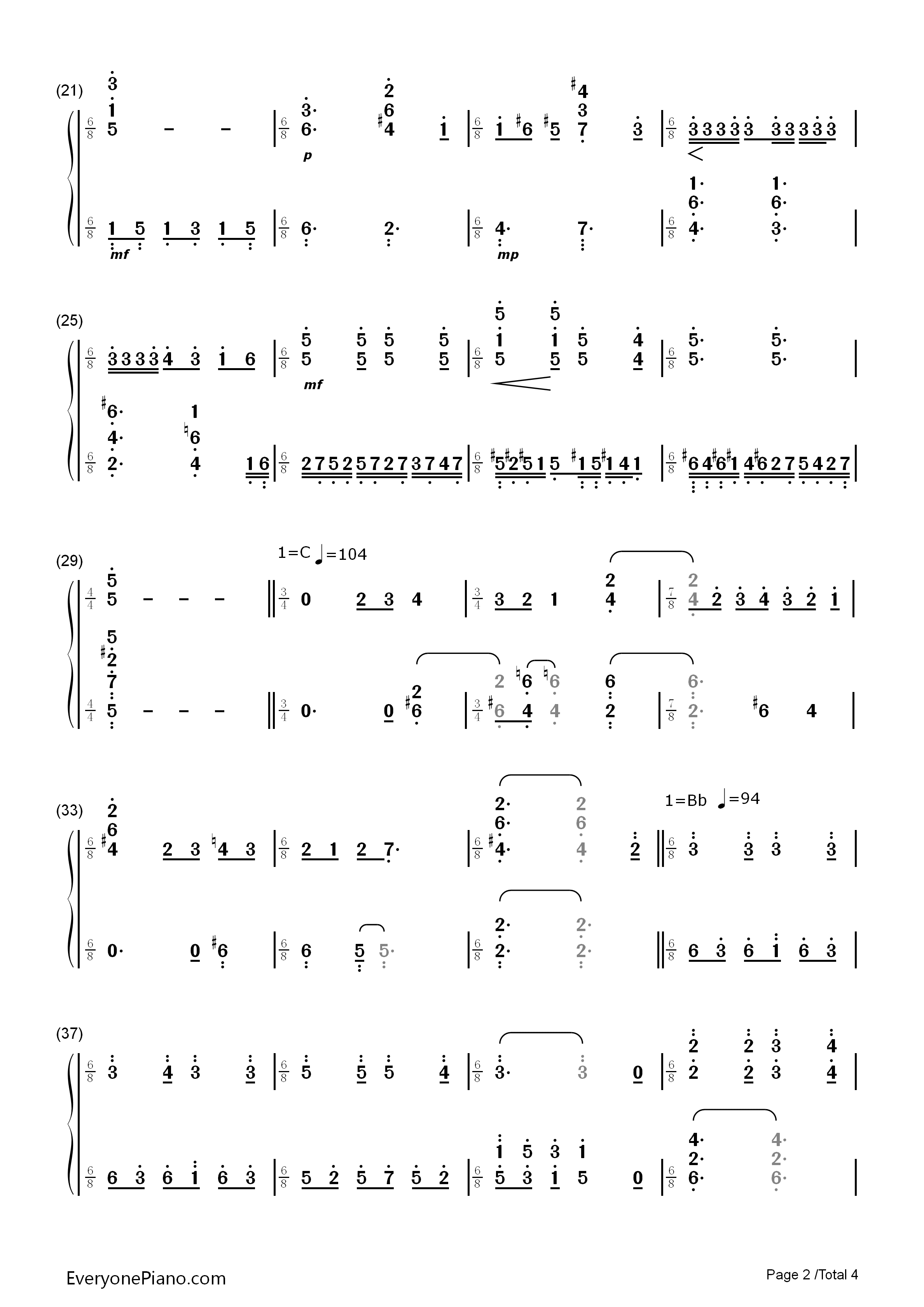 Victor's_Piano_Solo钢琴简谱_Danny_Elfman演唱