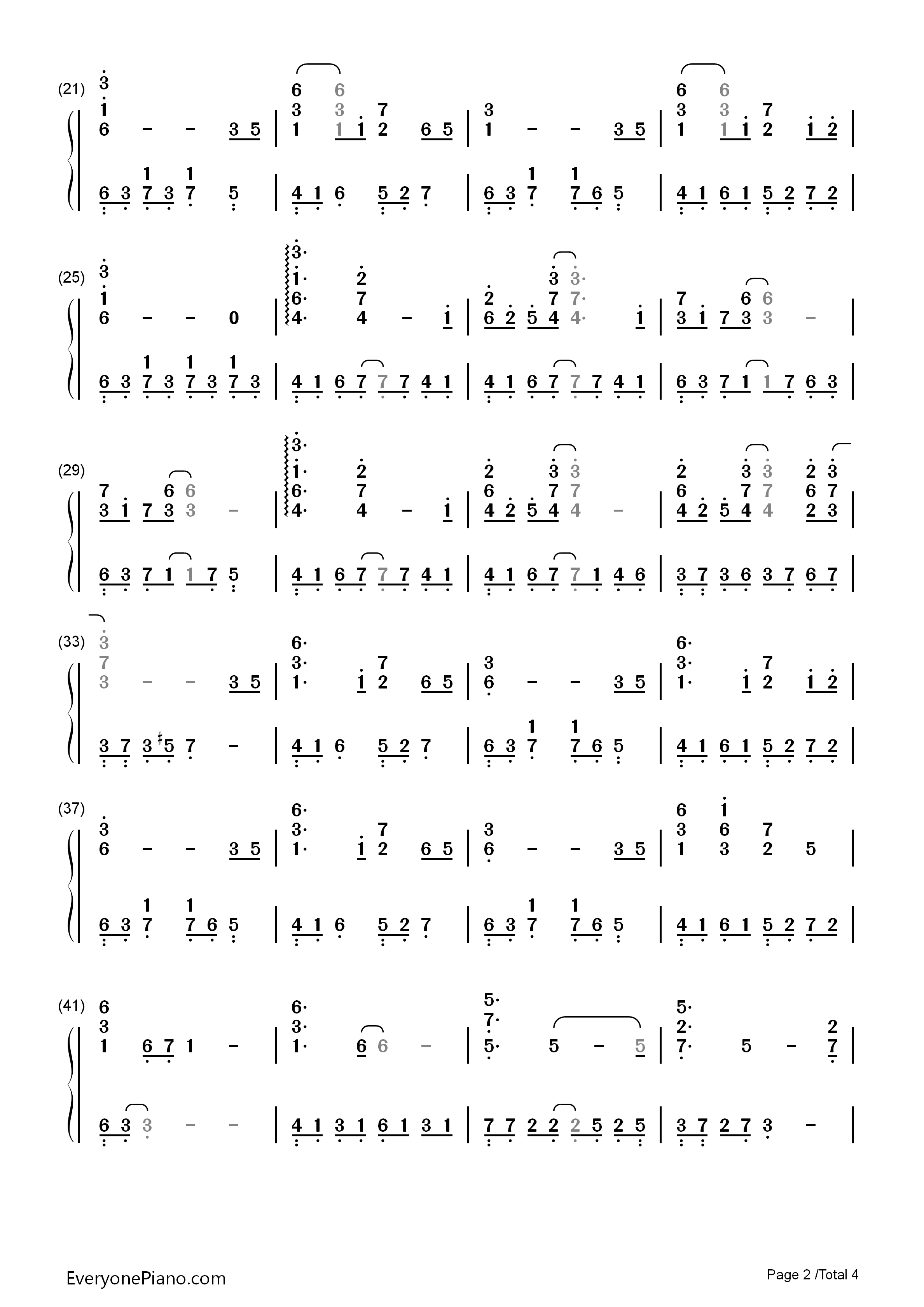 海之女神钢琴简谱_神思者演唱