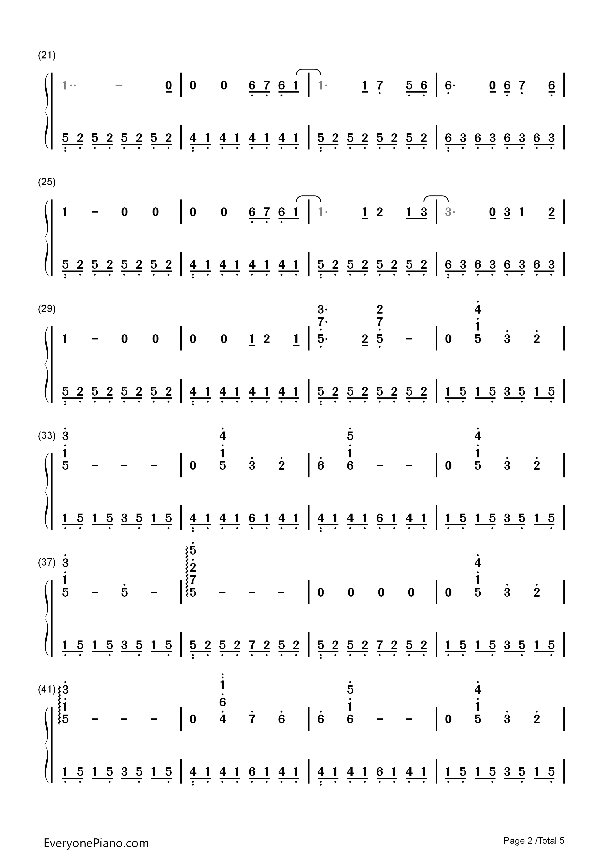 Into_The_West钢琴简谱_Annie_Lennox演唱