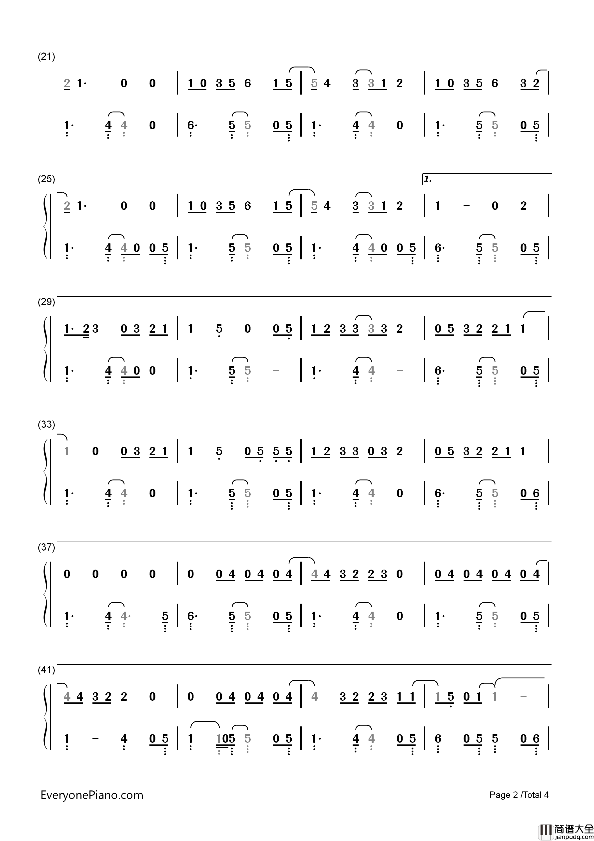 Fresh_Eyes钢琴简谱_Andy_Grammer演唱