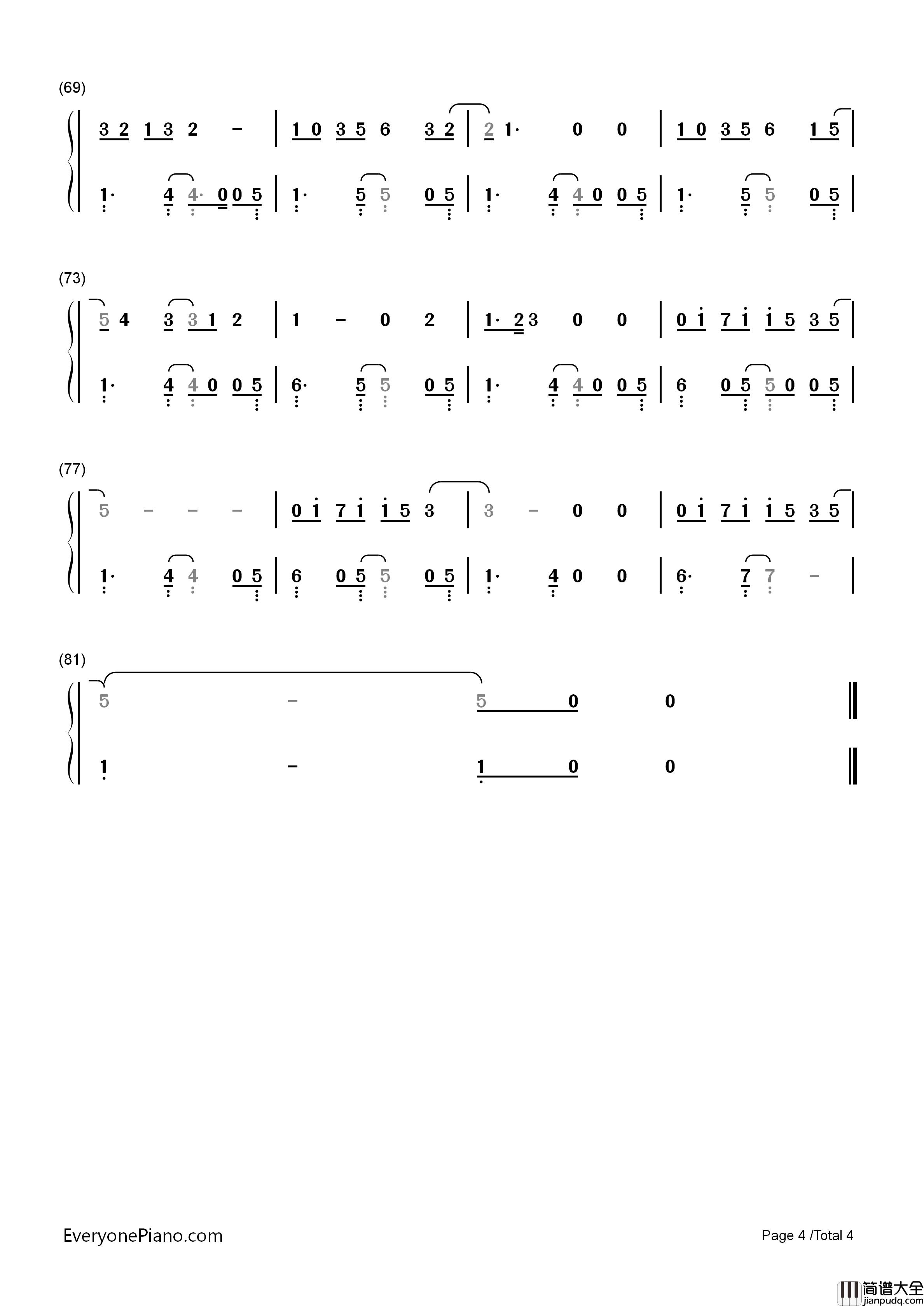 Fresh_Eyes钢琴简谱_Andy_Grammer演唱