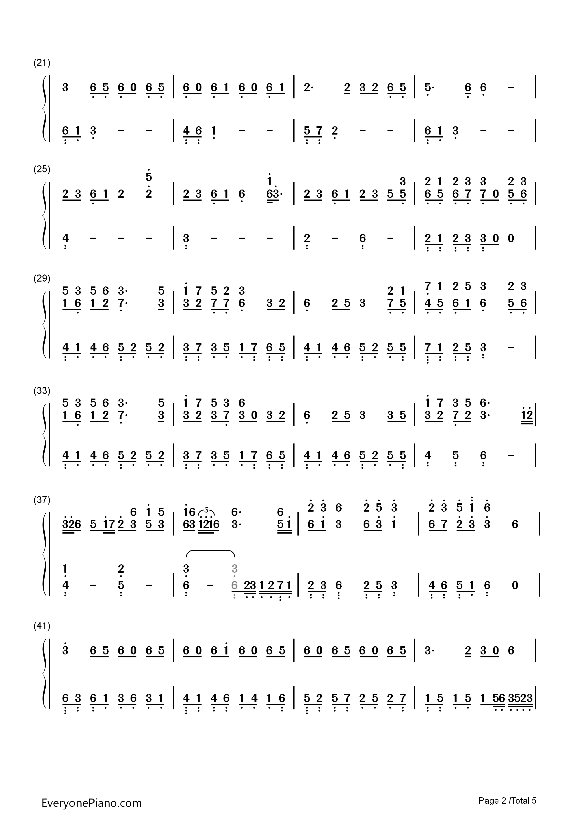 虹色蝶々钢琴简谱_初音ミク演唱