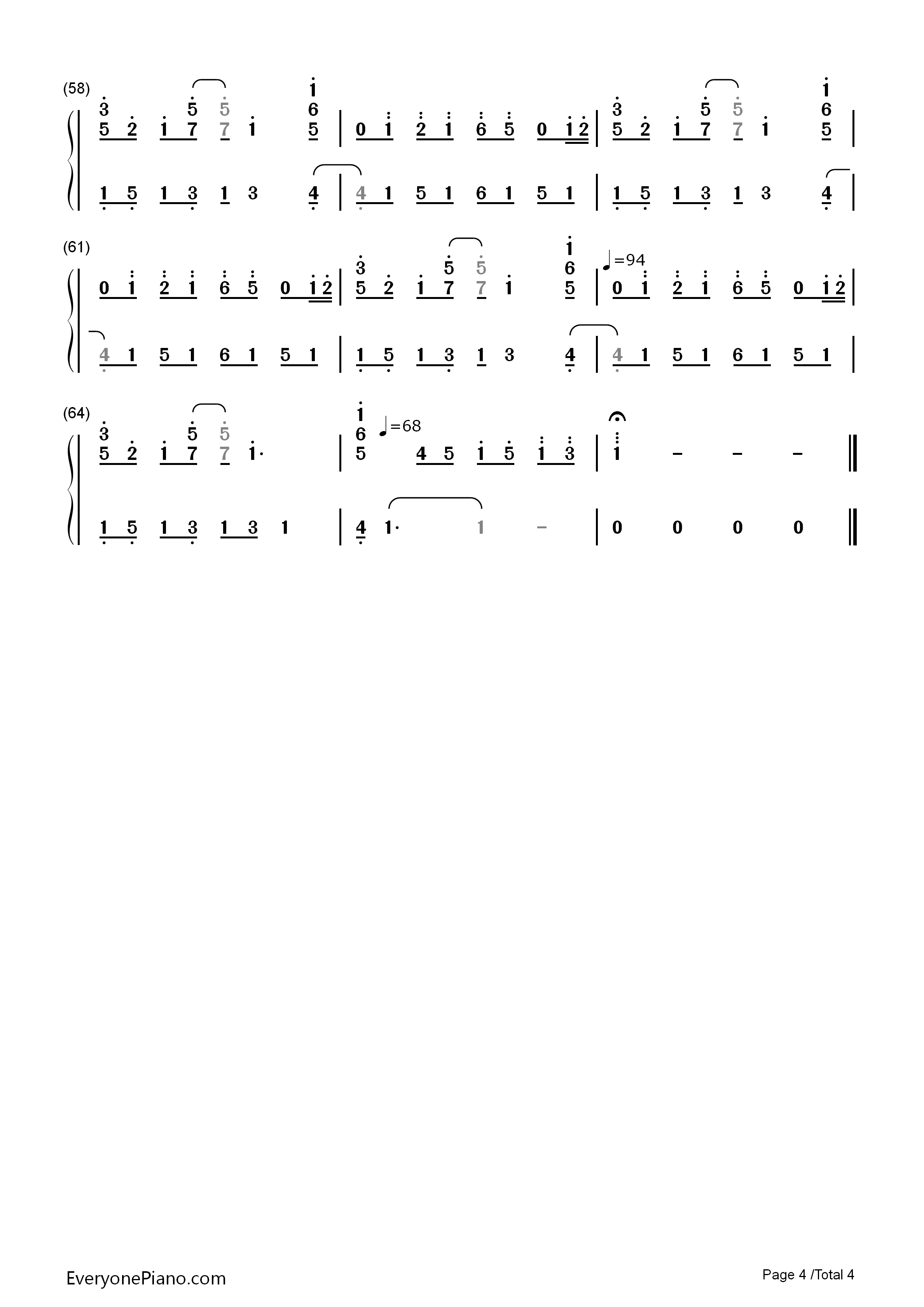 maybe钢琴简谱_李闰珉演唱