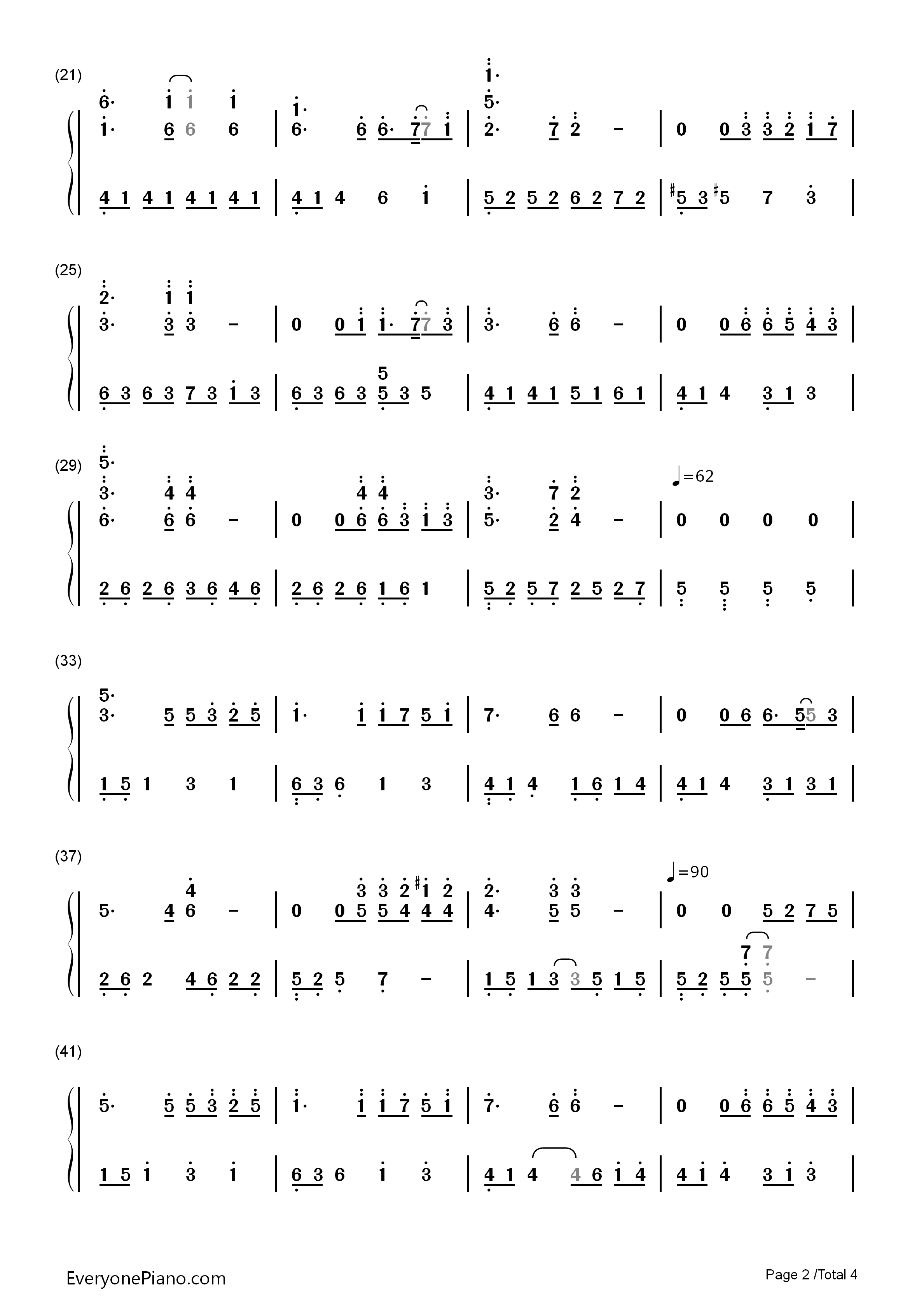 November钢琴简谱_金允演唱