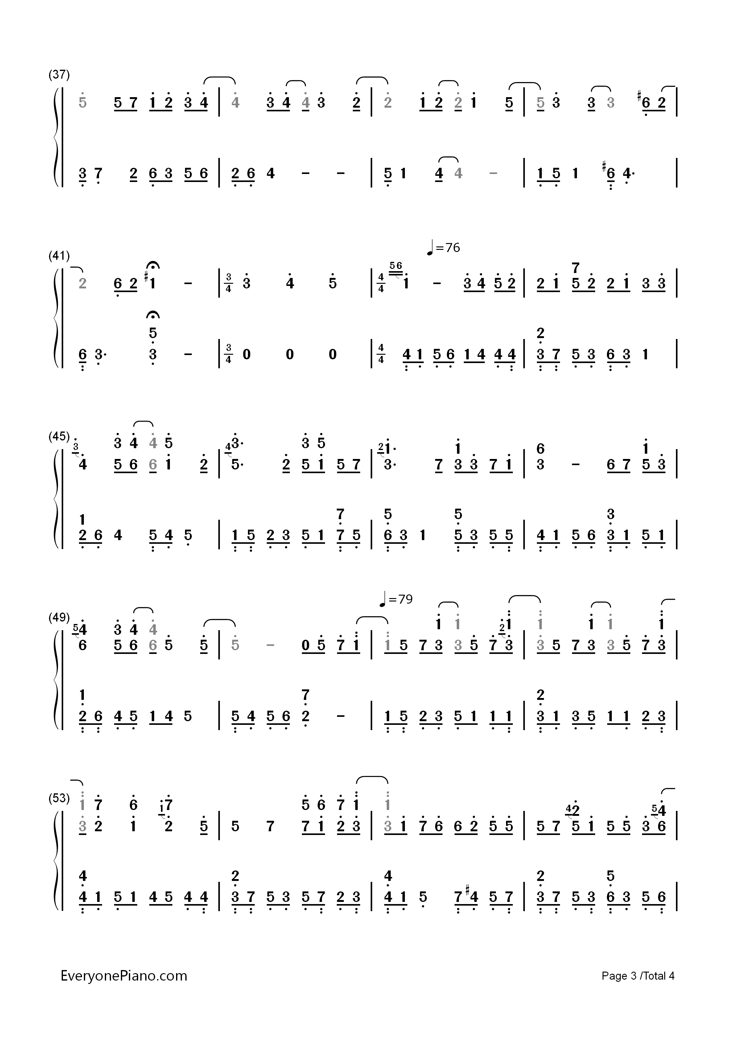 Love_Me钢琴简谱_李闰珉演唱