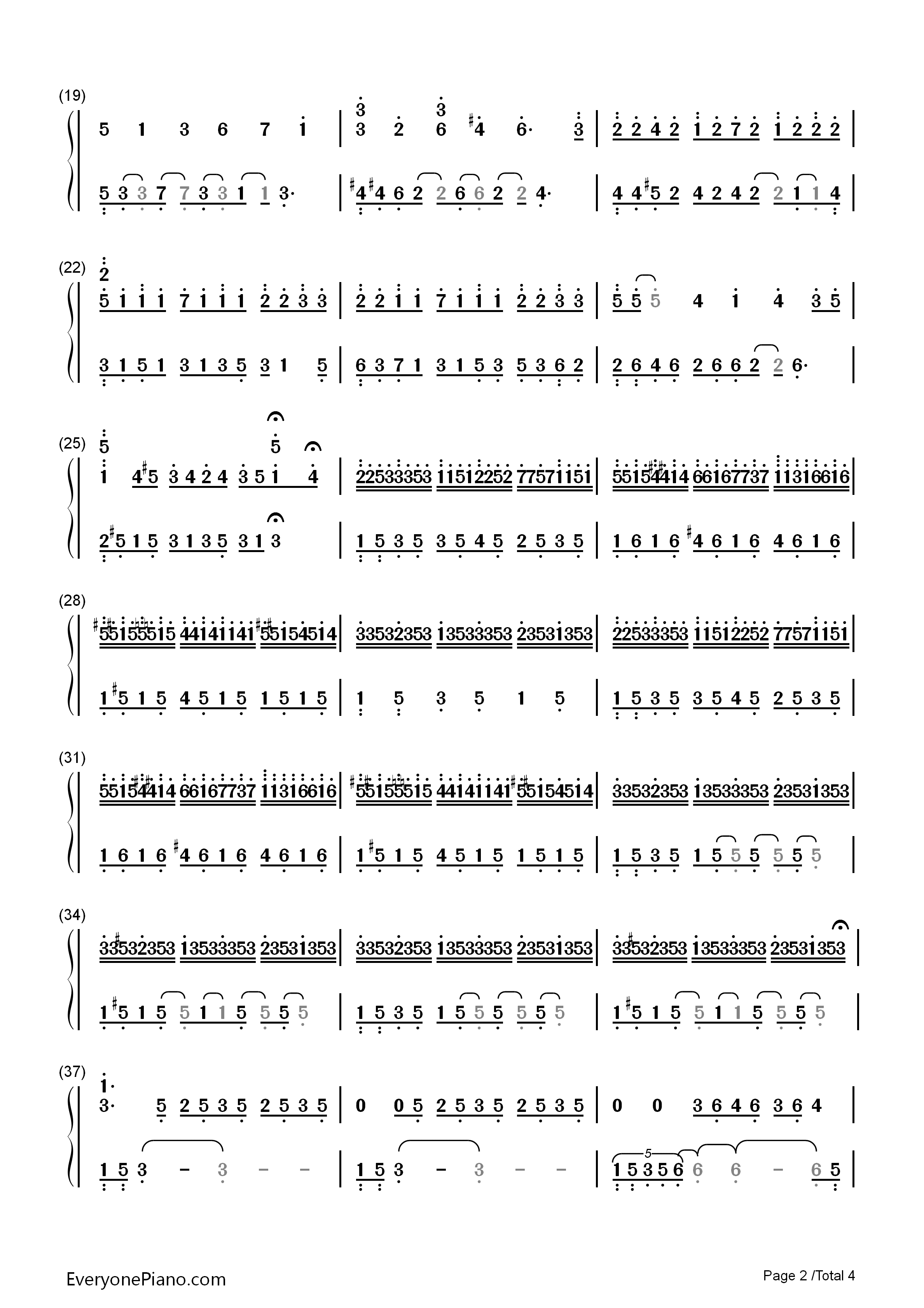 Blind_Film钢琴简谱_Yiruma演唱