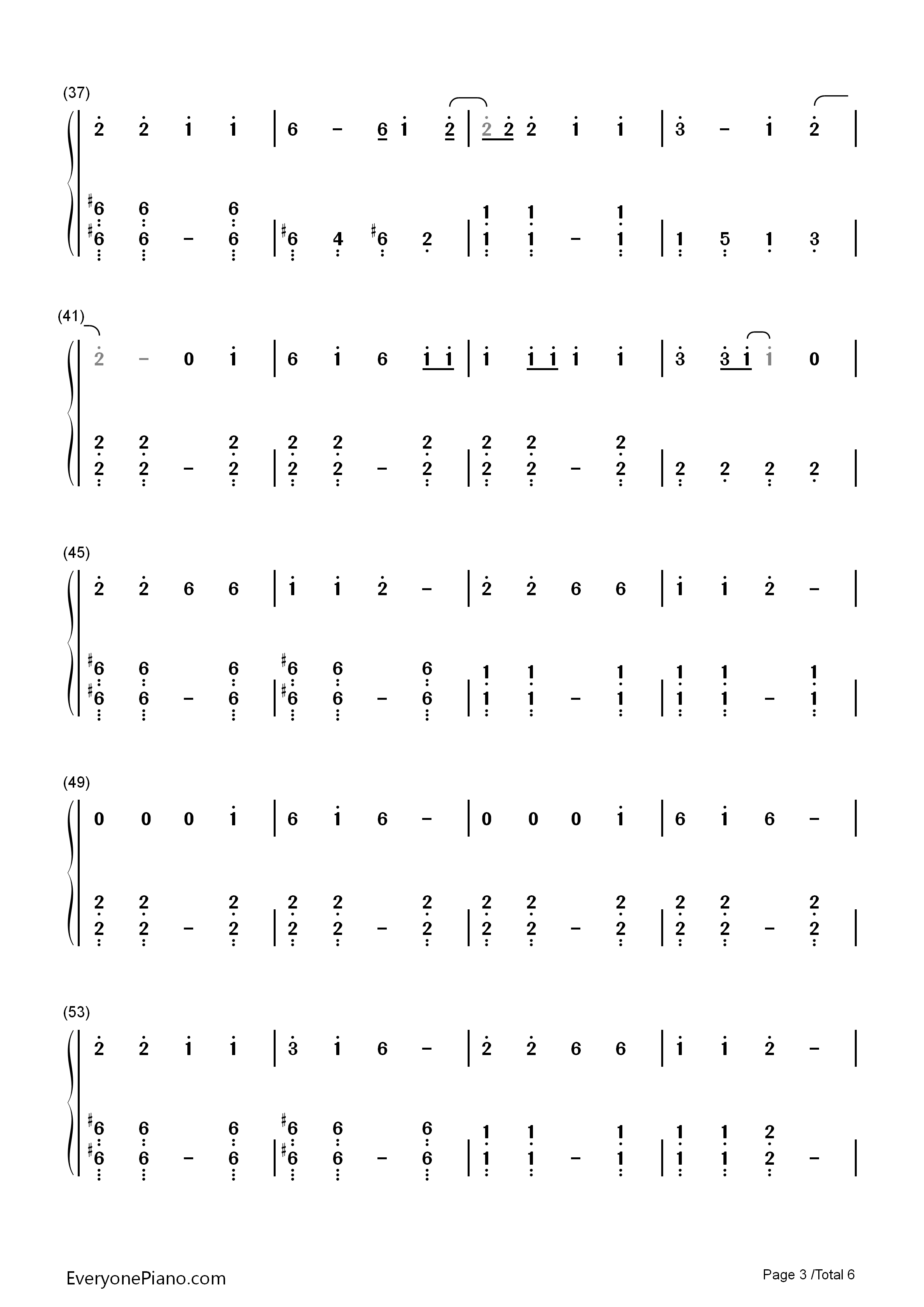 History钢琴简谱_EXO演唱